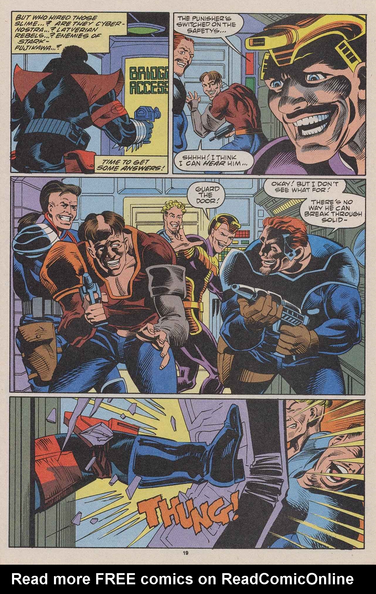 Read online Punisher 2099 comic -  Issue #12 - 16