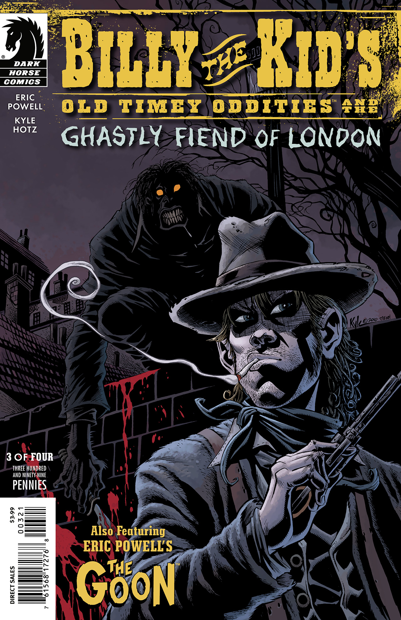 Read online Billy the Kid's Old Timey Oddities and the Ghastly Fiend of London comic -  Issue #3 - 2