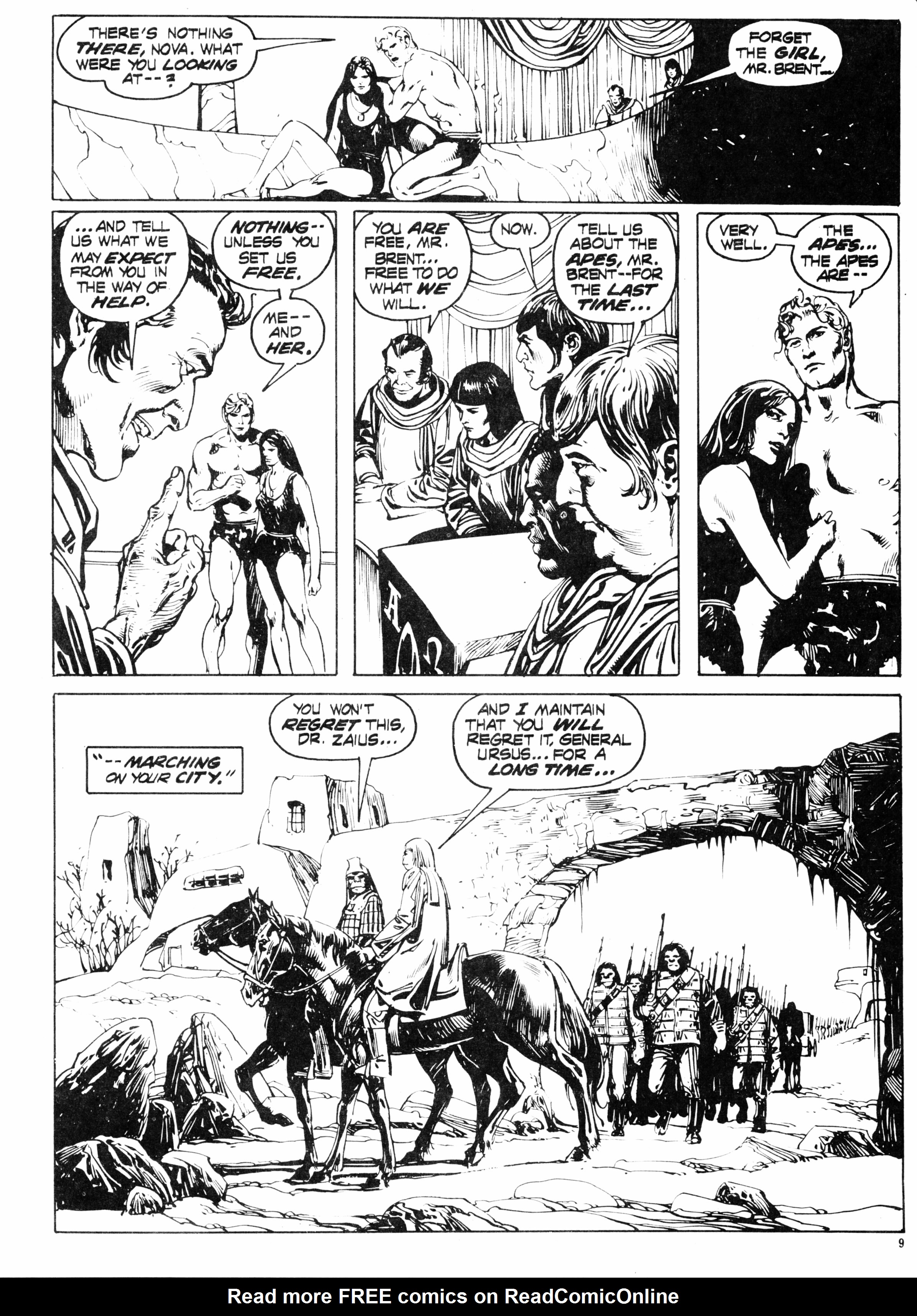 Read online Planet of the Apes (1974) comic -  Issue #42 - 9