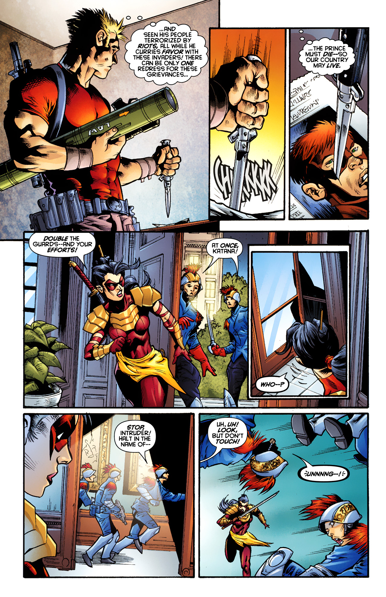 Read online Bruce Wayne: The Road Home comic -  Issue # Issue Outsiders - 5