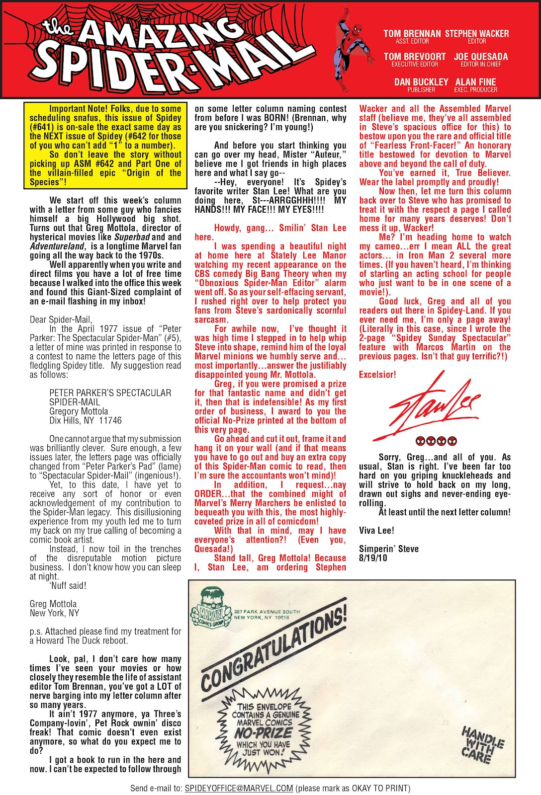 The Amazing Spider-Man (1963) issue 641 - Page 43