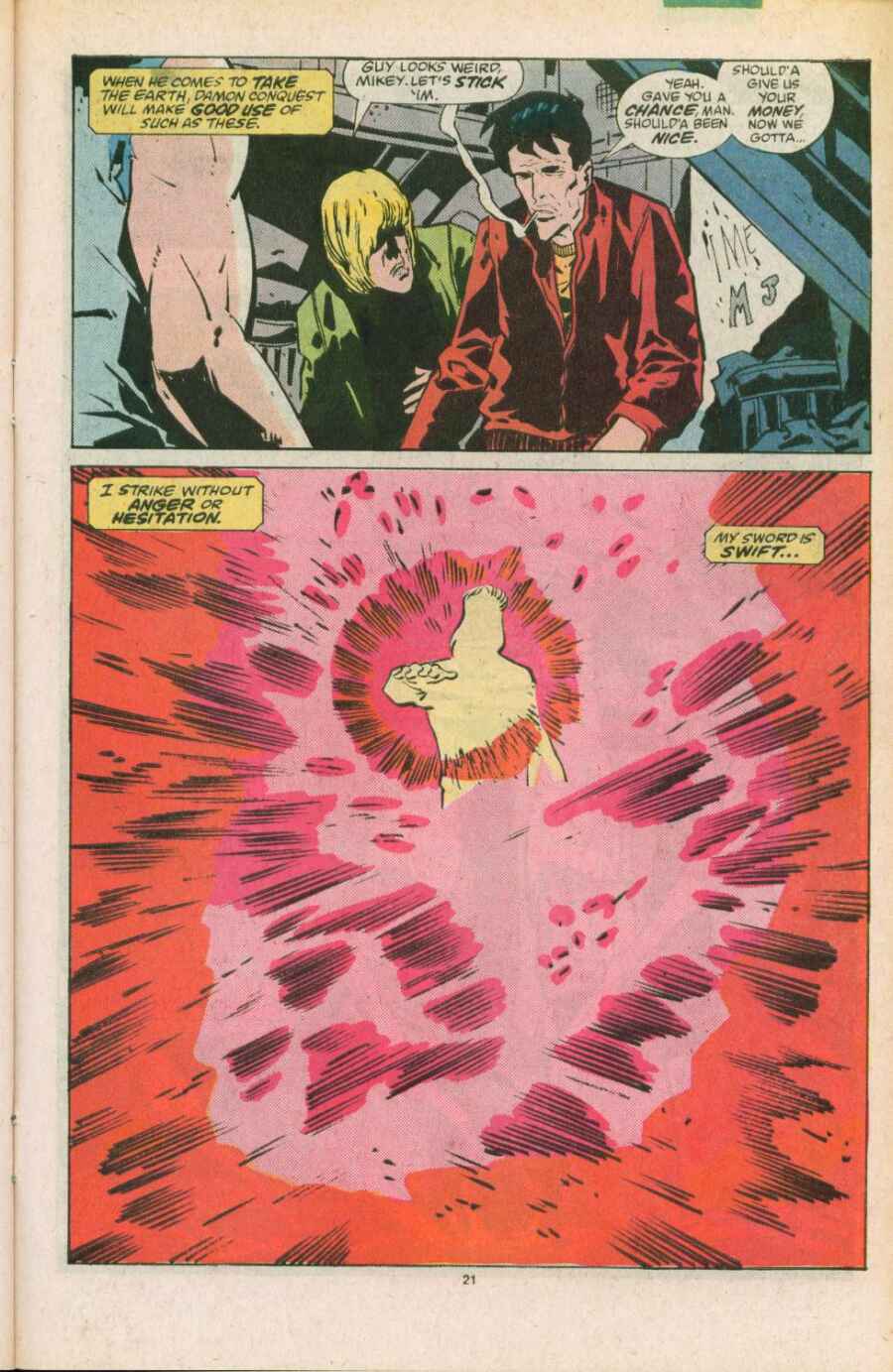 Read online Justice (1986) comic -  Issue #11 - 22