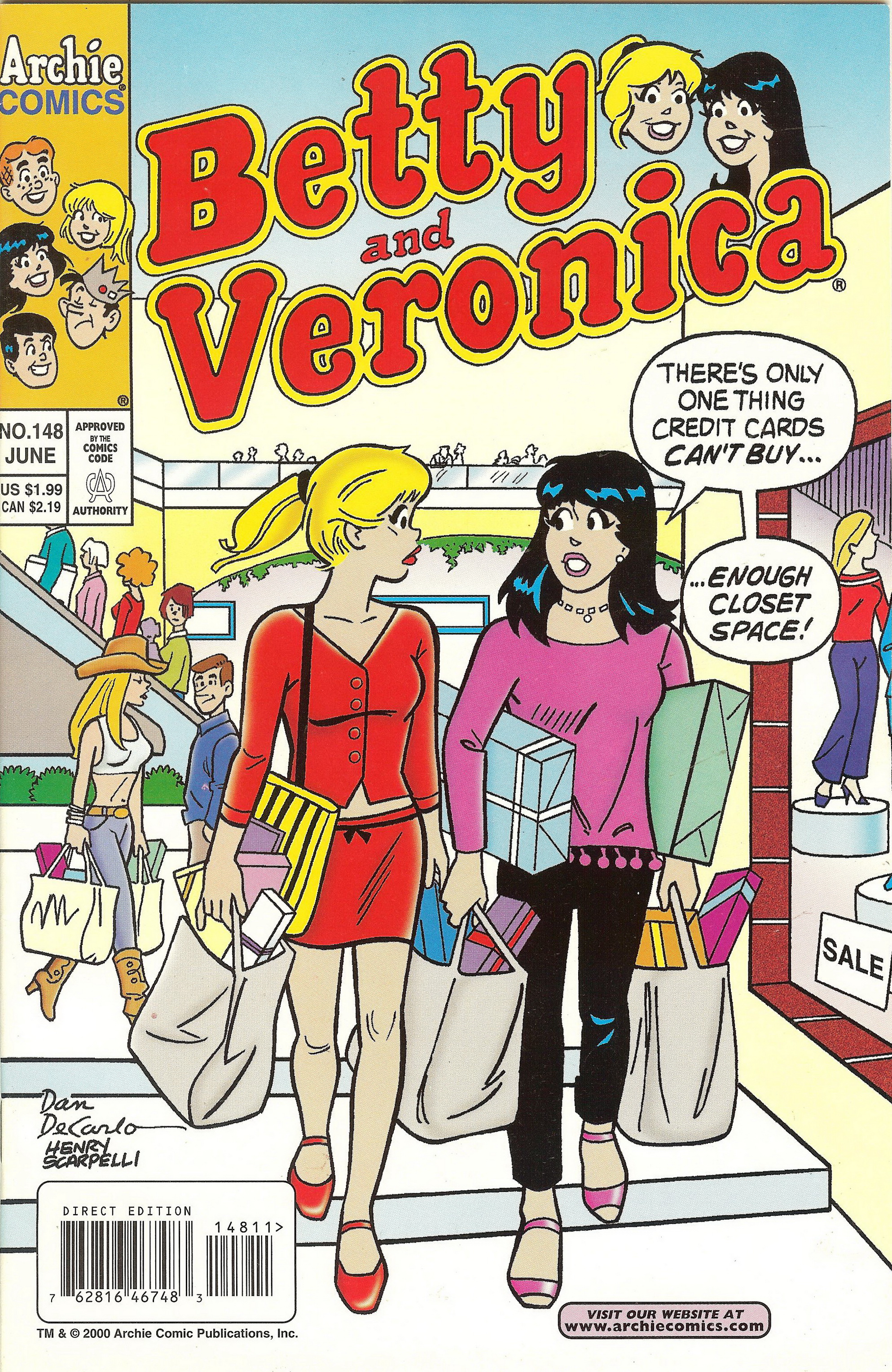 Read online Betty and Veronica (1987) comic -  Issue #148 - 1