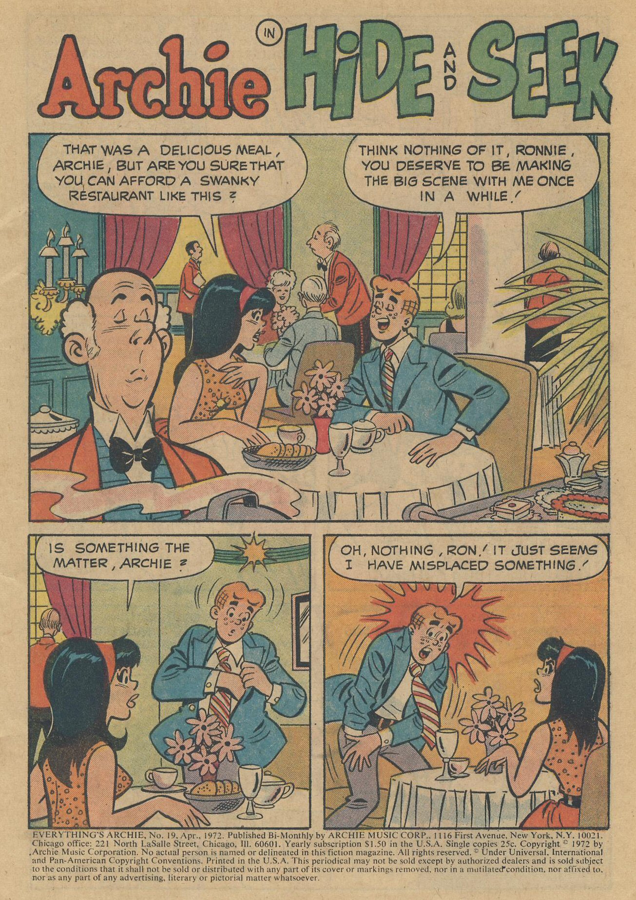 Read online Everything's Archie comic -  Issue #19 - 3