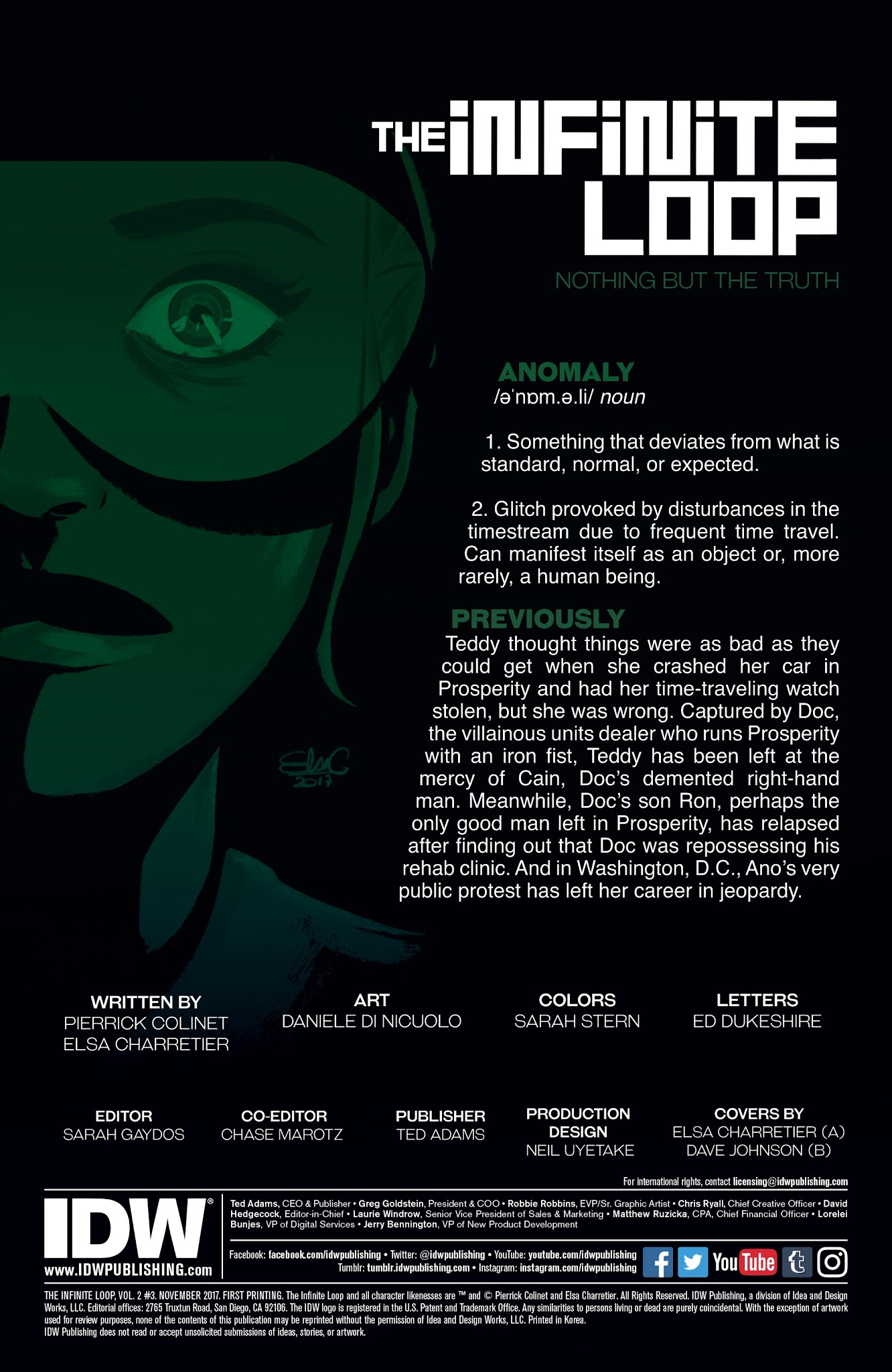 Read online The Infinite Loop: Nothing But The Truth comic -  Issue #3 - 2