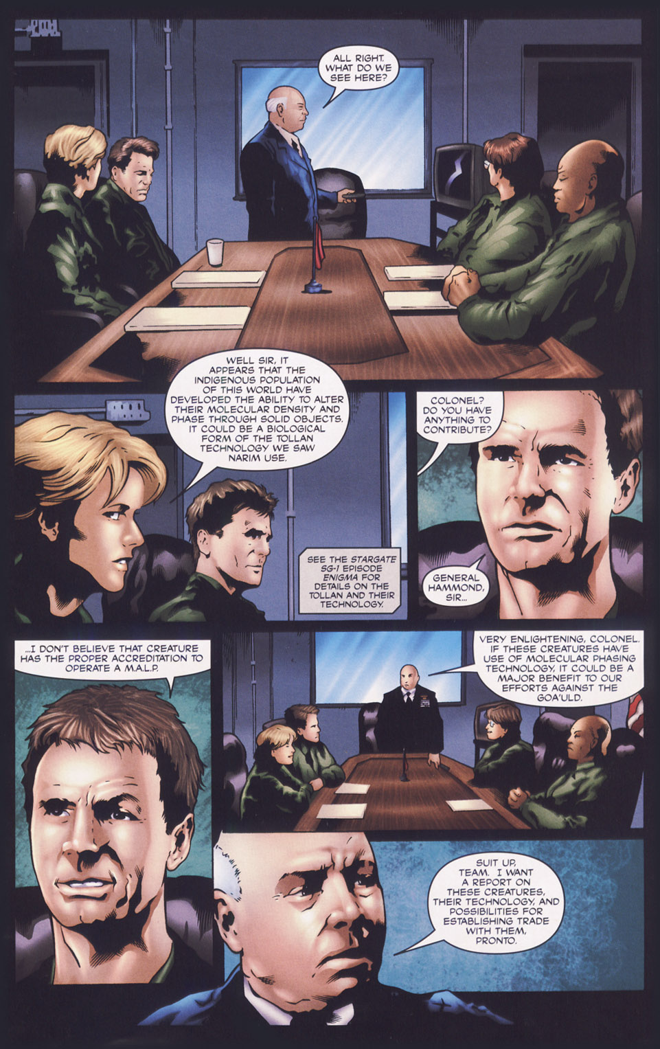 Read online Stargate SG-1: Fall of Rome comic -  Issue #1 - 12