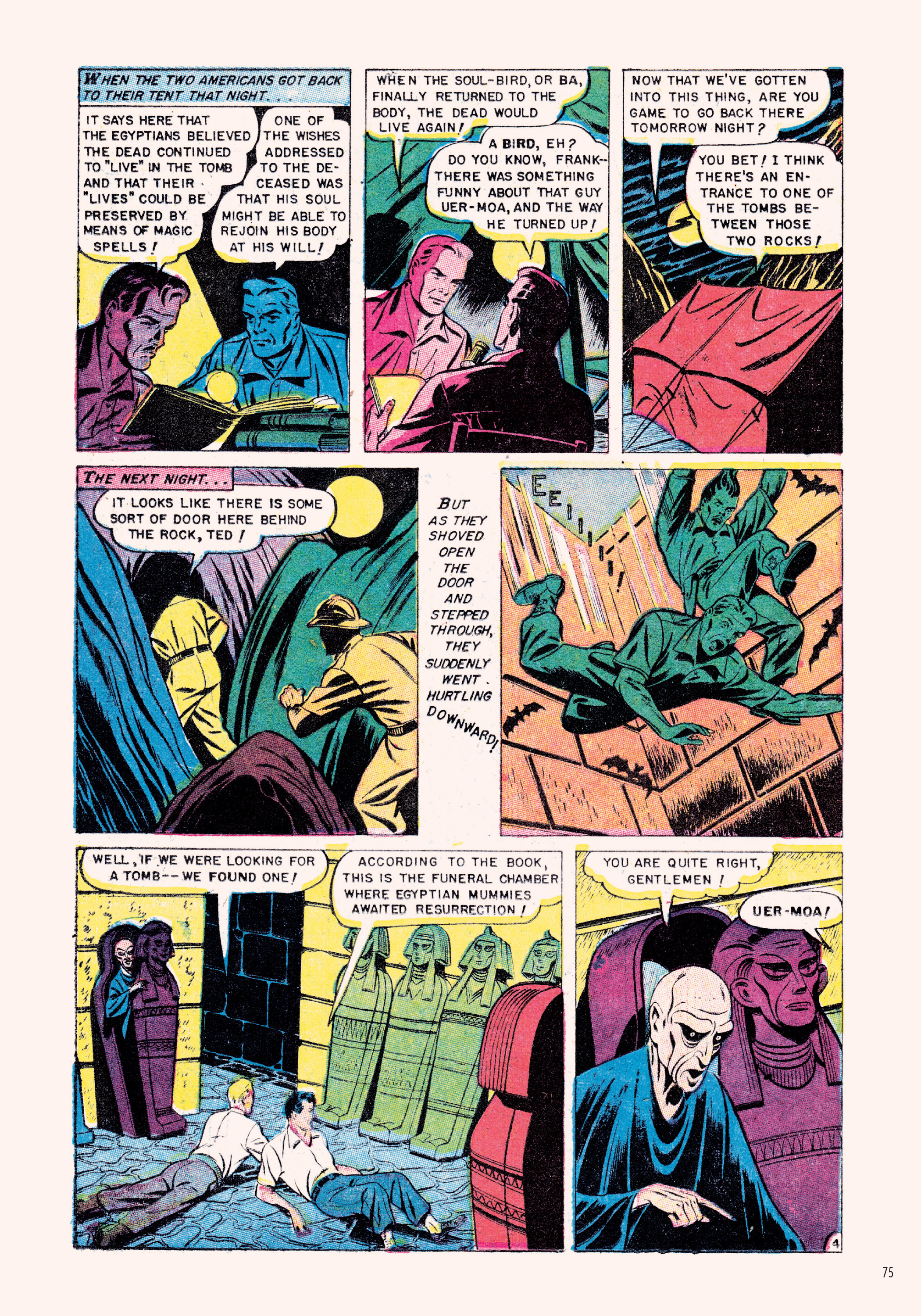 Read online Classic Monsters of Pre-Code Horror Comics: Mummies comic -  Issue # TPB - 75