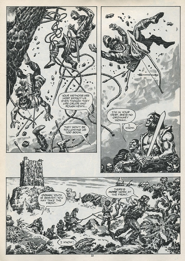 Read online The Savage Sword Of Conan comic -  Issue #187 - 24