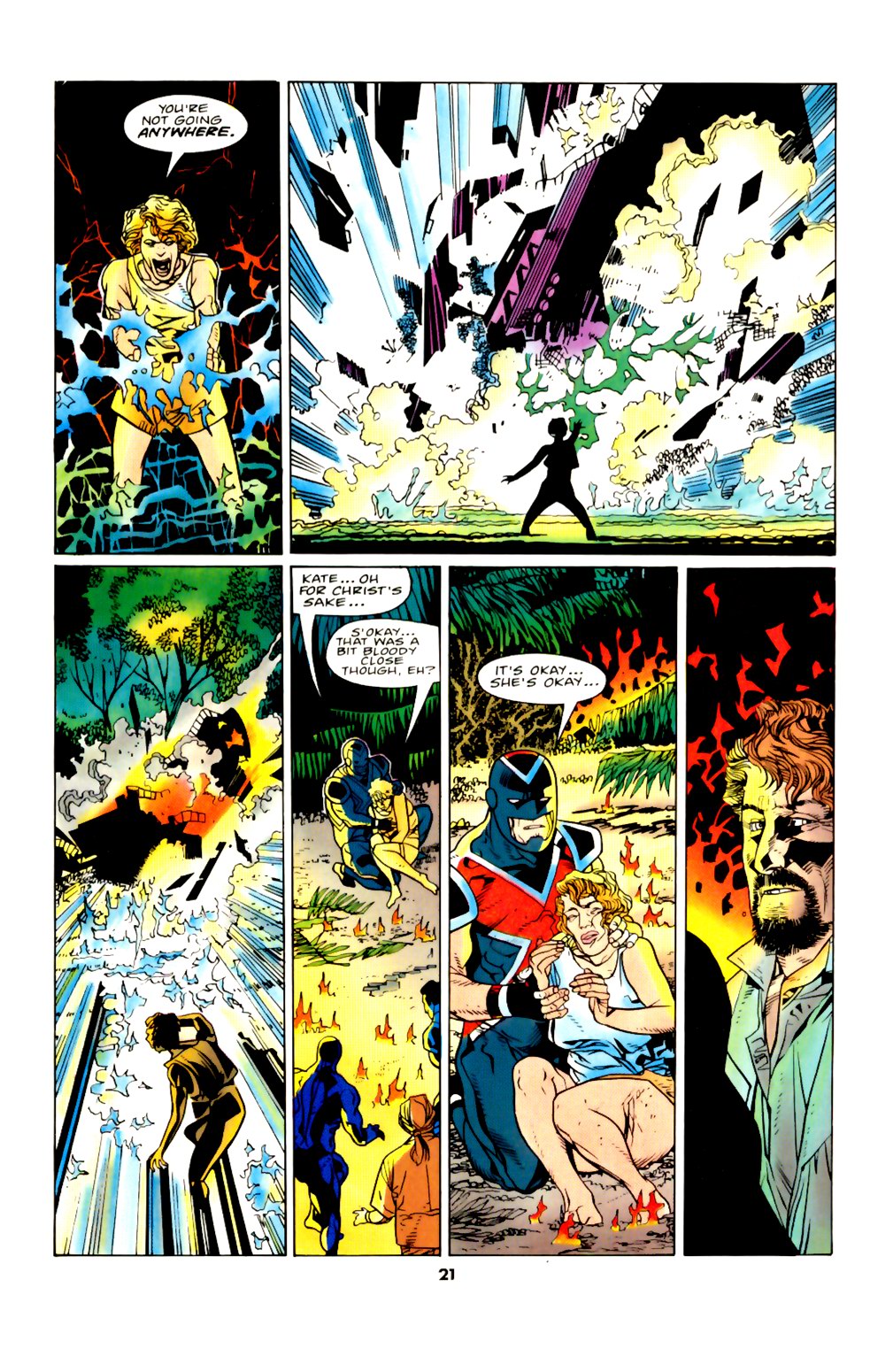 Read online The Knights of Pendragon comic -  Issue #14 - 21