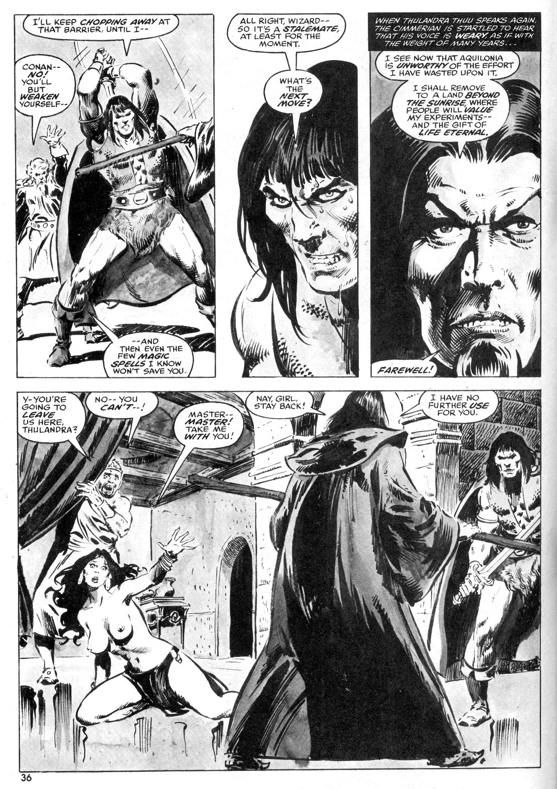 Read online The Savage Sword Of Conan comic -  Issue #52 - 36