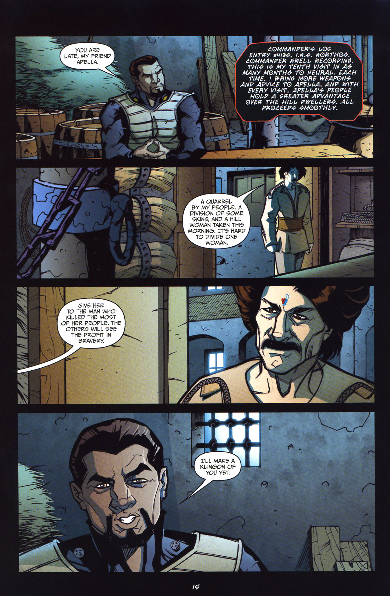 Read online Star Trek: Klingons: Blood Will Tell comic -  Issue #3 - 17