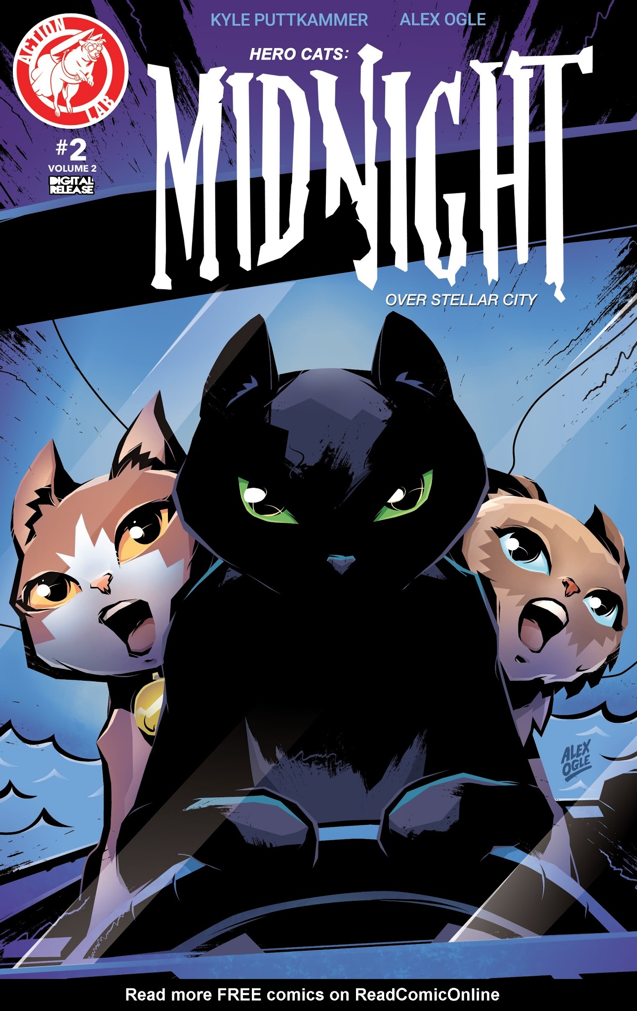 Read online Hero Cats: Midnight Over Stellar City Vol. 2 comic -  Issue #2 - 1