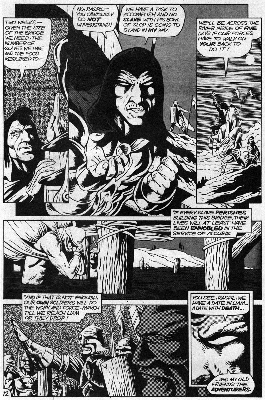 Read online Adventurers (1989) comic -  Issue #4 - 12
