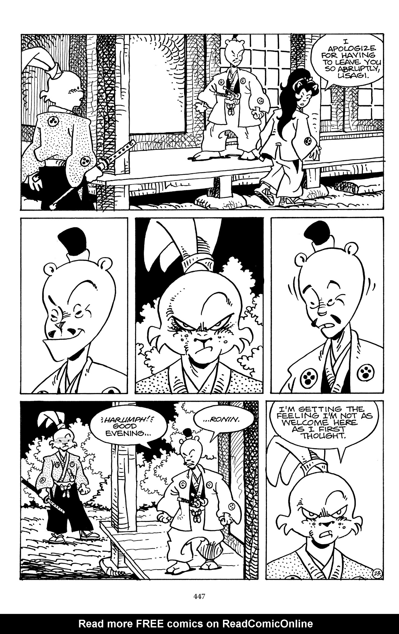 Read online The Usagi Yojimbo Saga comic -  Issue # TPB 5 - 441