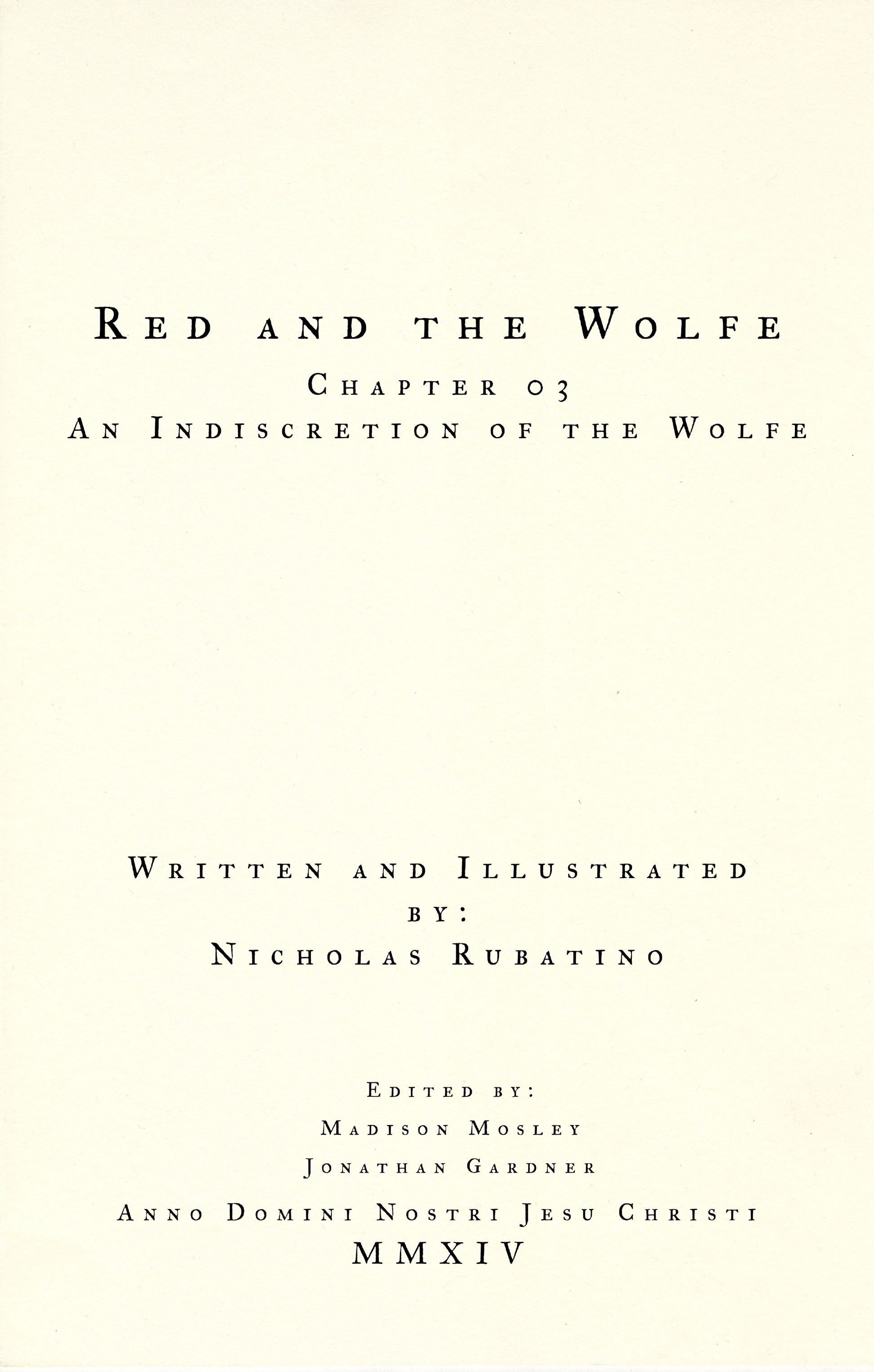 Read online Red and the Wolfe comic -  Issue #3 - 2