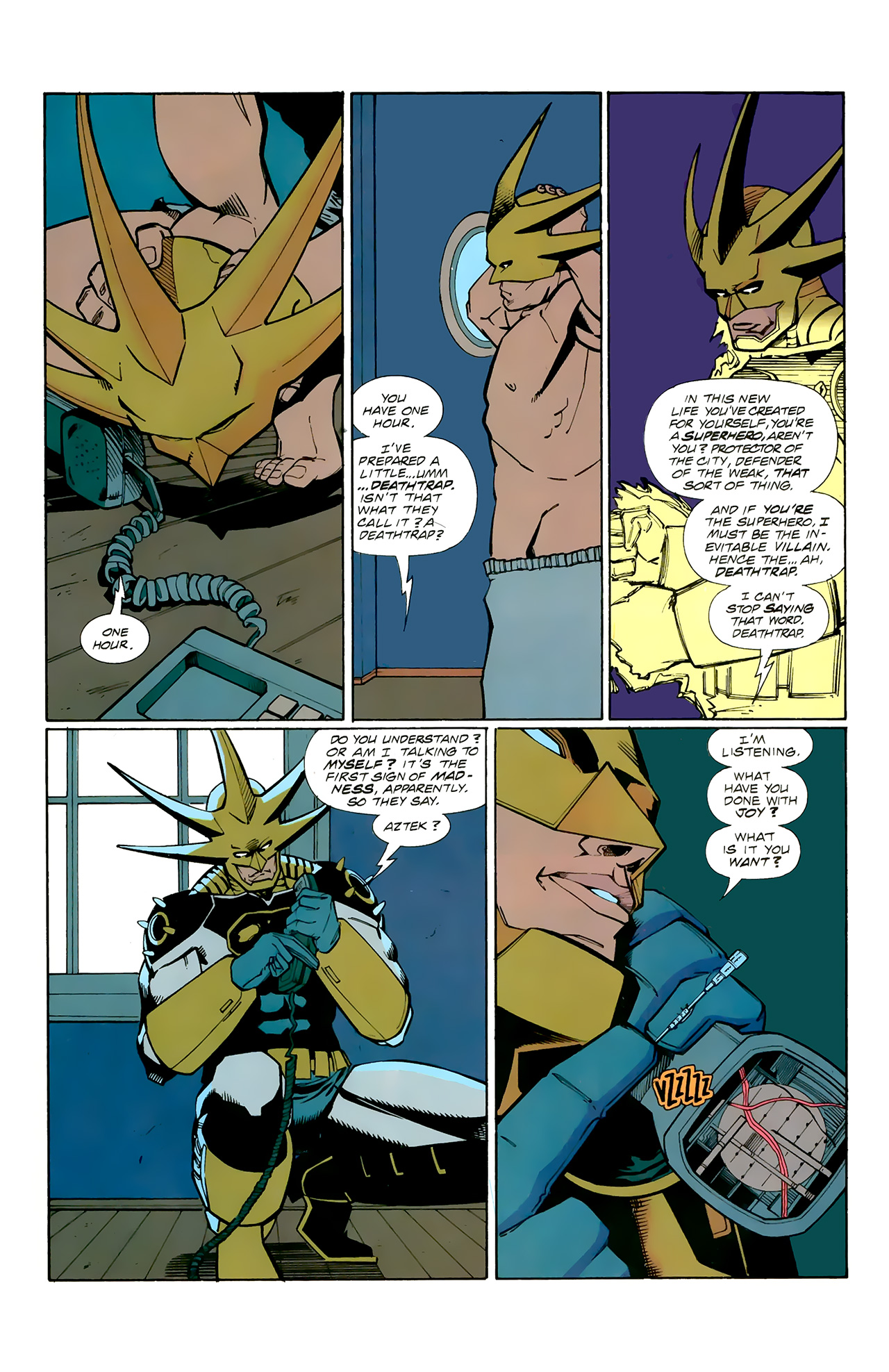Read online Aztek: The Ultimate Man comic -  Issue #5 - 2