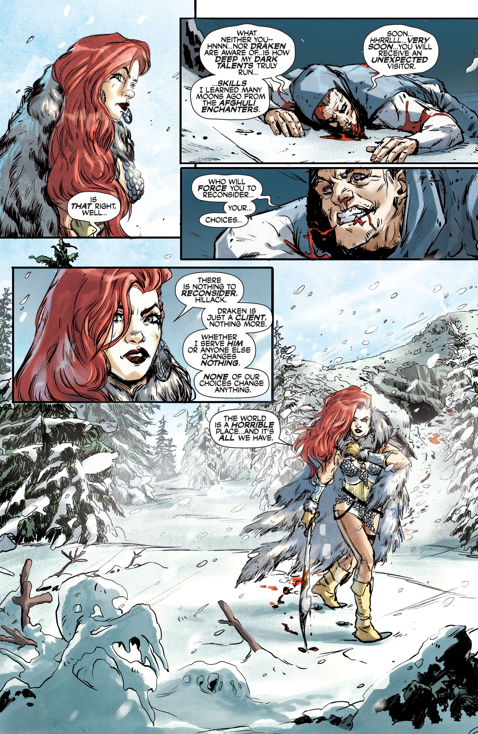 Read online Red Sonja (2019) comic -  Issue # _Holiday Special 2021 - 6