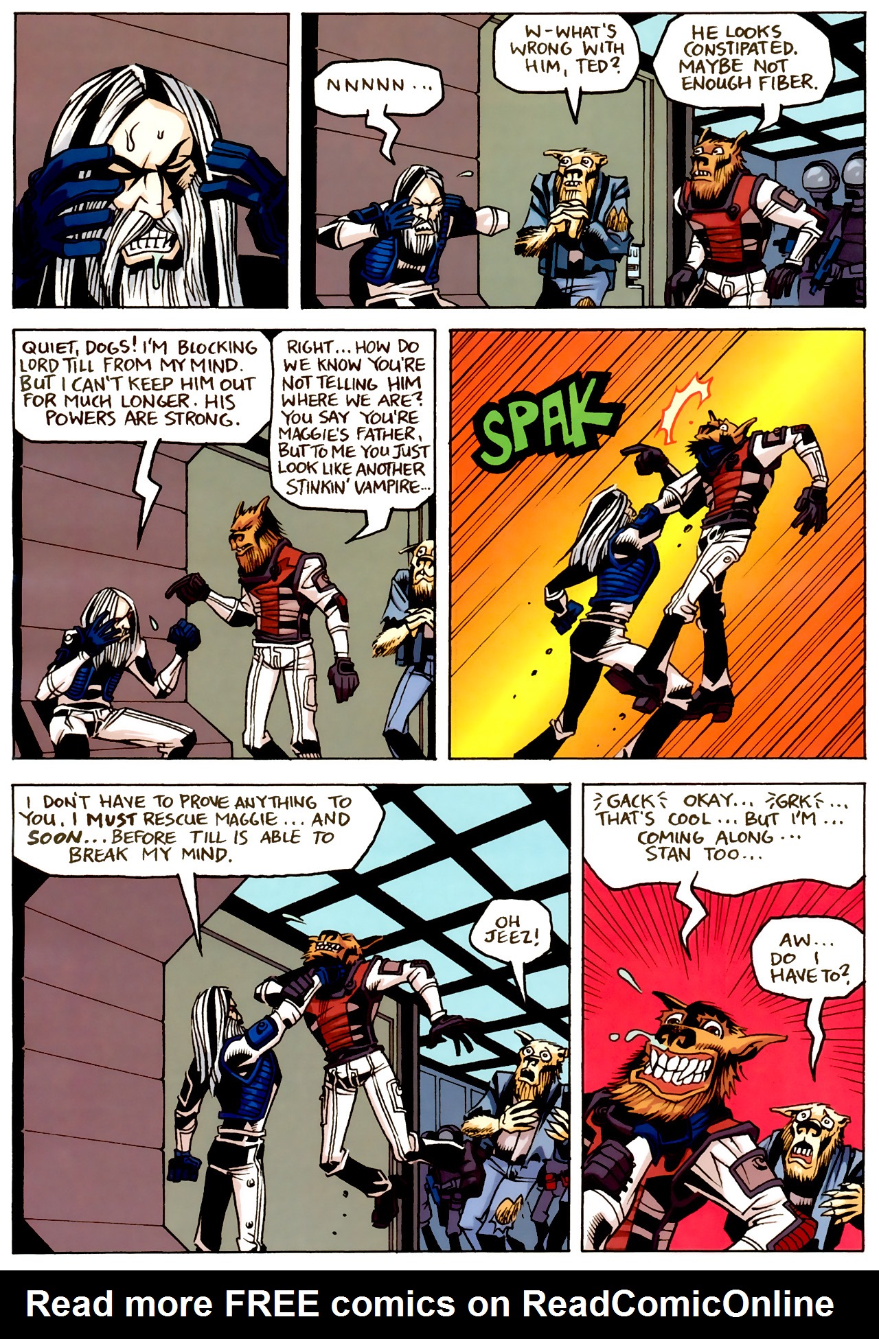 Read online Werewolves on the Moon: Versus Vampires comic -  Issue #3 - 12