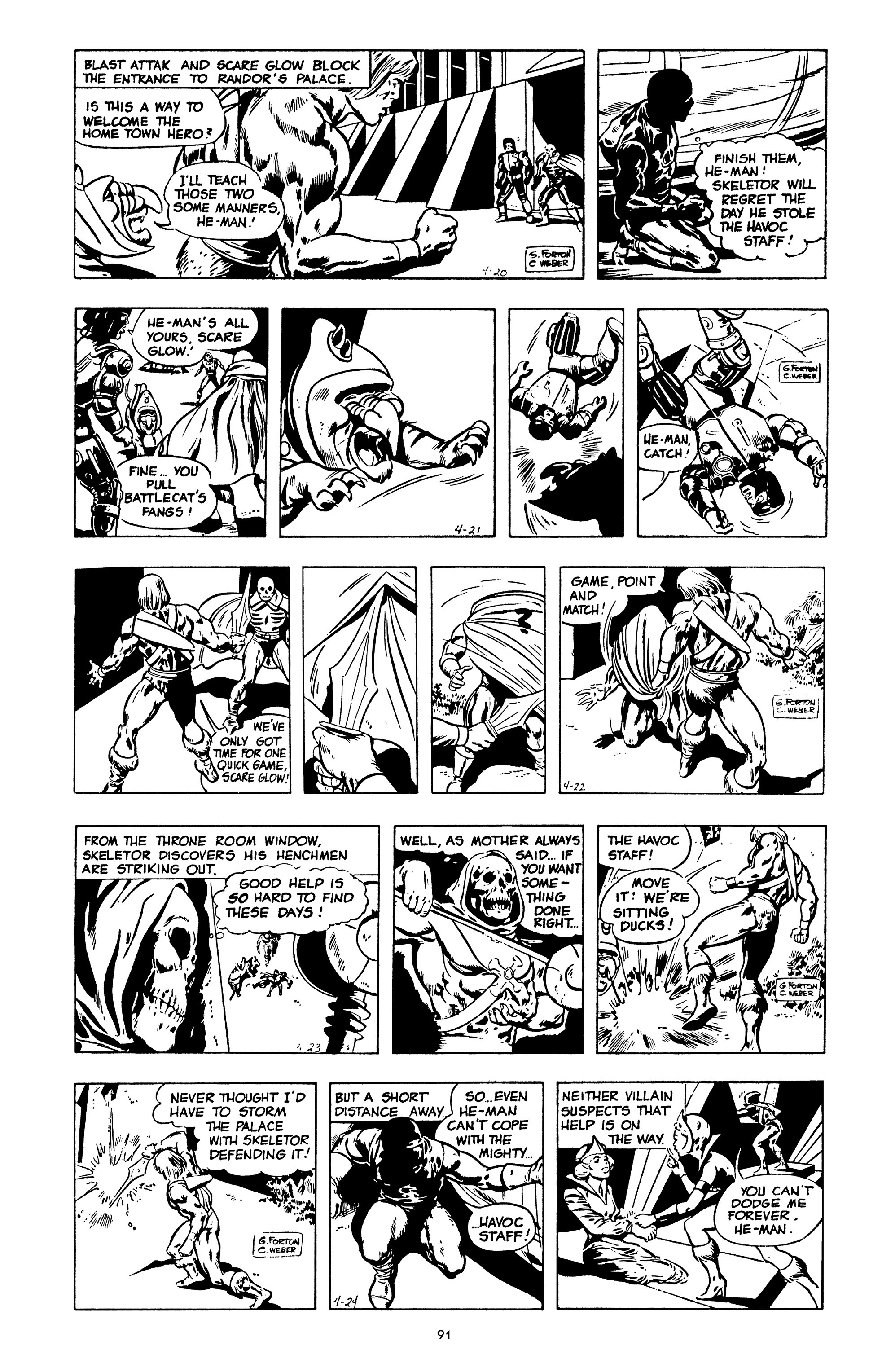 Read online He-Man and the Masters of the Universe: The Newspaper Comic Strips comic -  Issue # TPB (Part 1) - 91