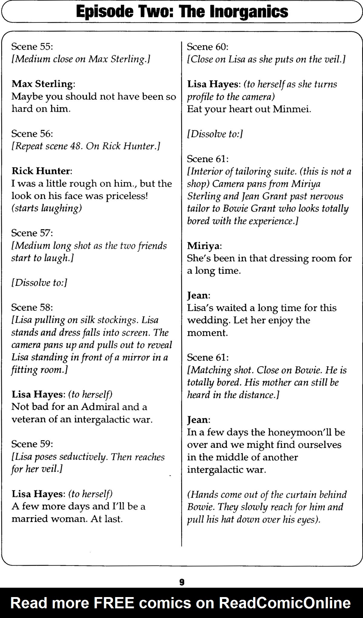 Read online Robotech II: The Sentinels comic -  Issue # _Script Book 1 - 39