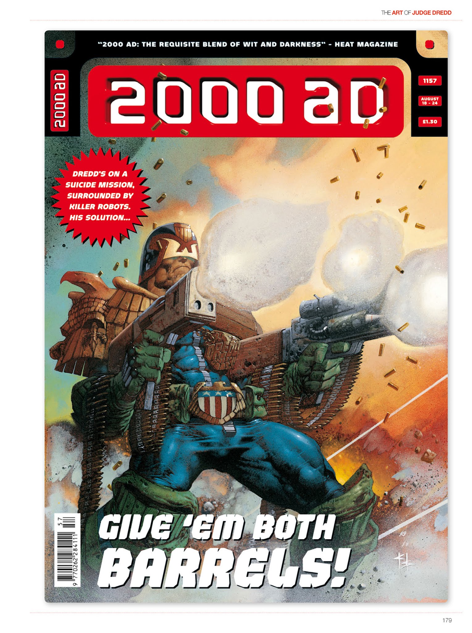 Read online The Art of Judge Dredd: Featuring 35 Years of Zarjaz Covers comic -  Issue # TPB (Part 2) - 88