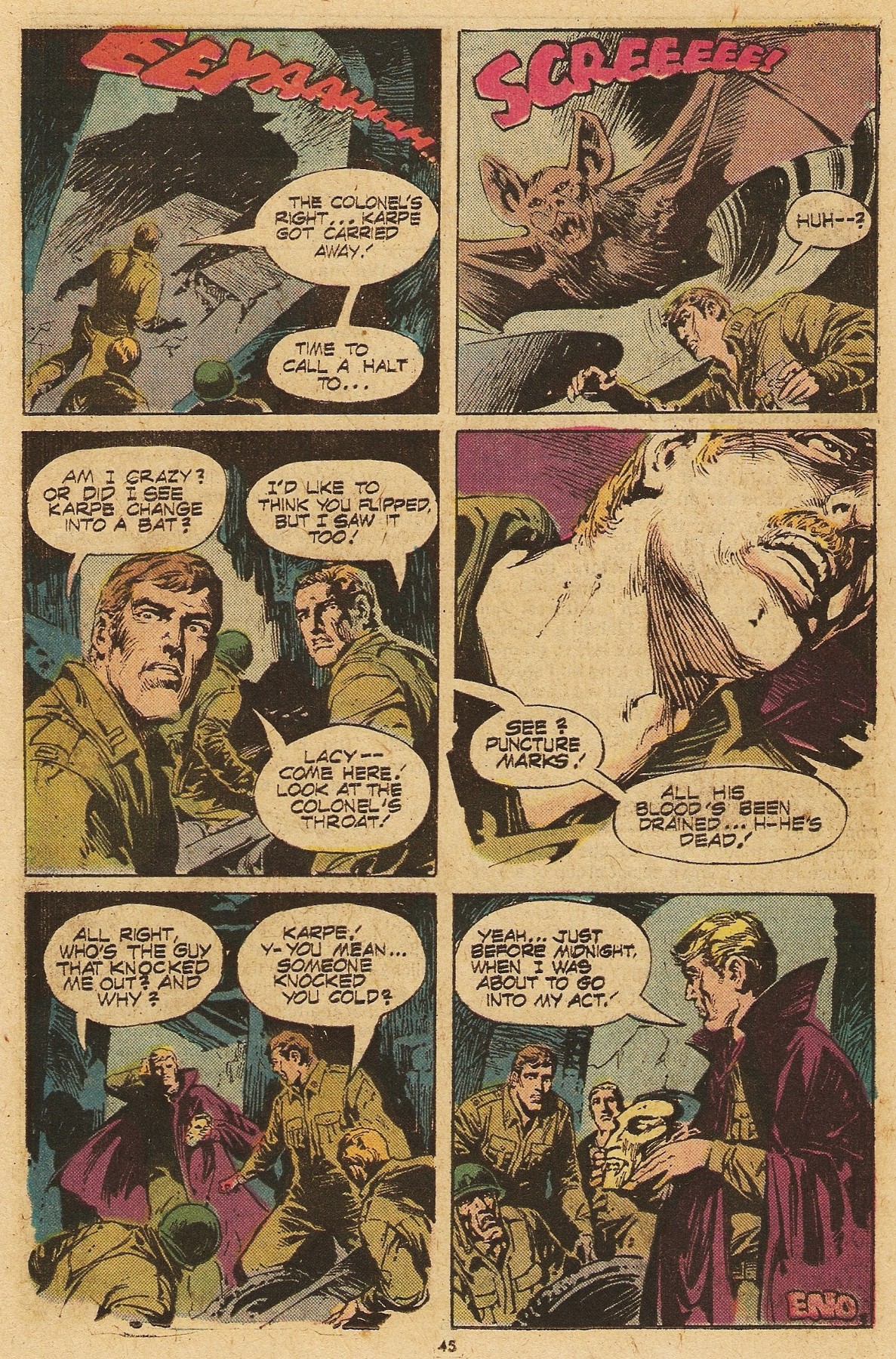 Read online Weird War Tales (1971) comic -  Issue #36 - 45