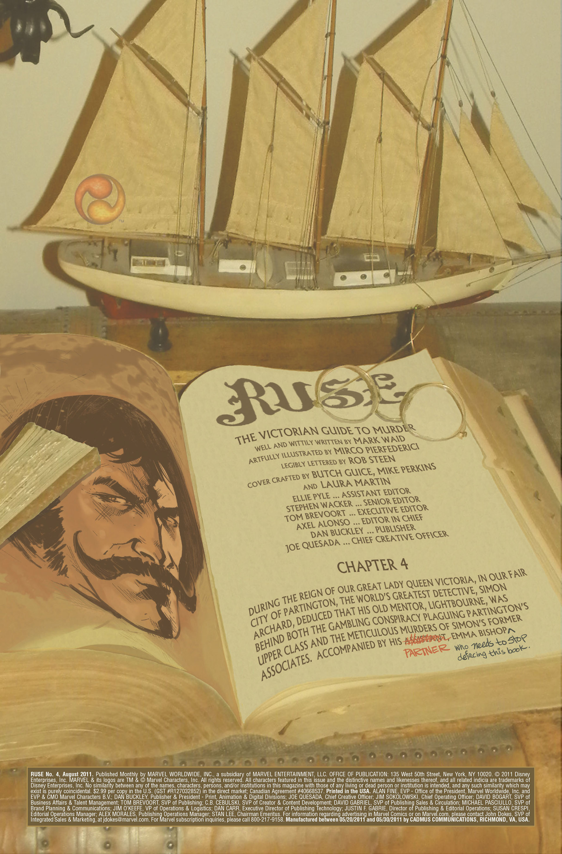 Read online Ruse (2011) comic -  Issue #4 - 2