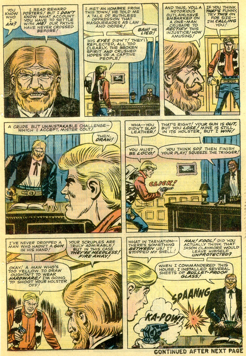 Read online Kid Colt Outlaw comic -  Issue #207 - 21