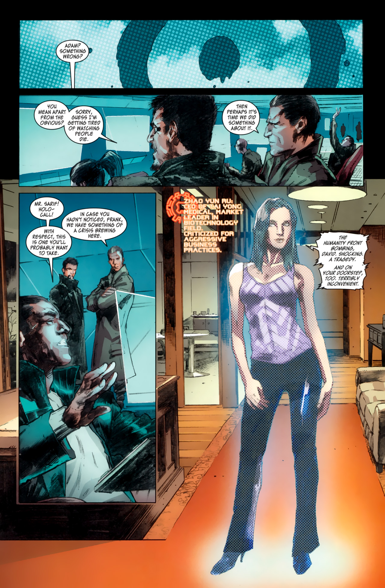 Read online Deus Ex comic -  Issue #2 - 12
