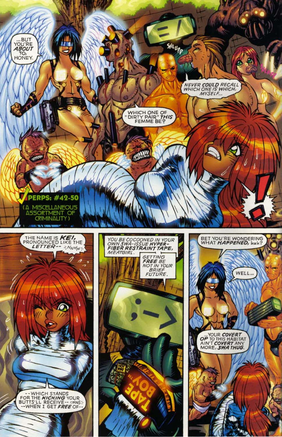 Read online Dirty Pair: Run From the Future comic -  Issue #4 - 4