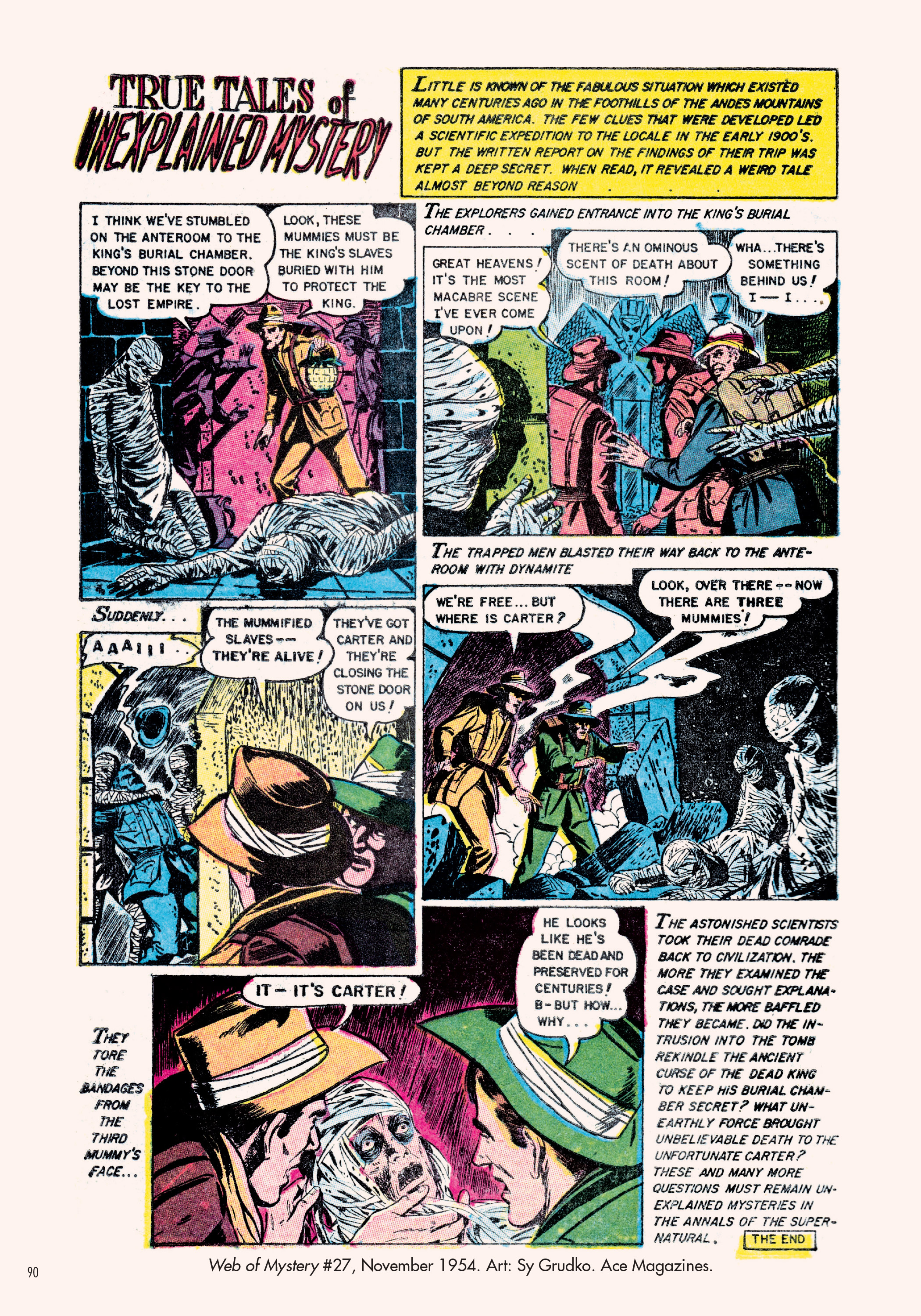 Read online Classic Monsters of Pre-Code Horror Comics: Mummies comic -  Issue # TPB - 90
