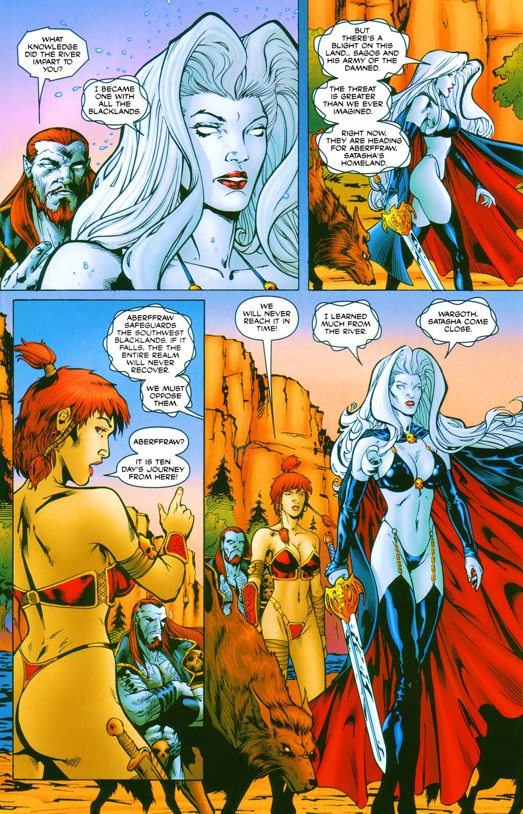 Read online Brian Pulido's Lady Death: Abandon All Hope comic -  Issue #4 - 12