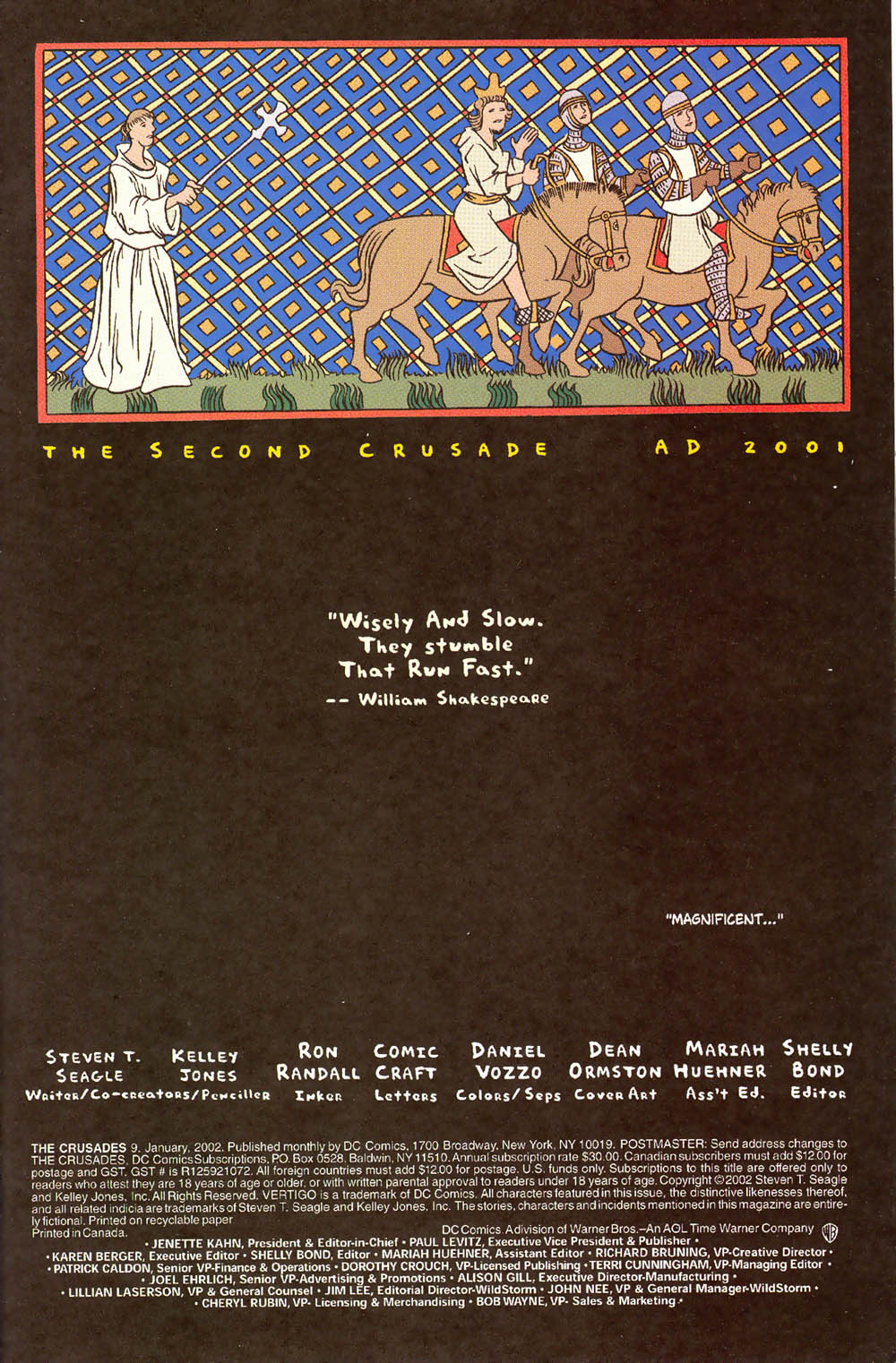 Read online The Crusades comic -  Issue #9 - 2