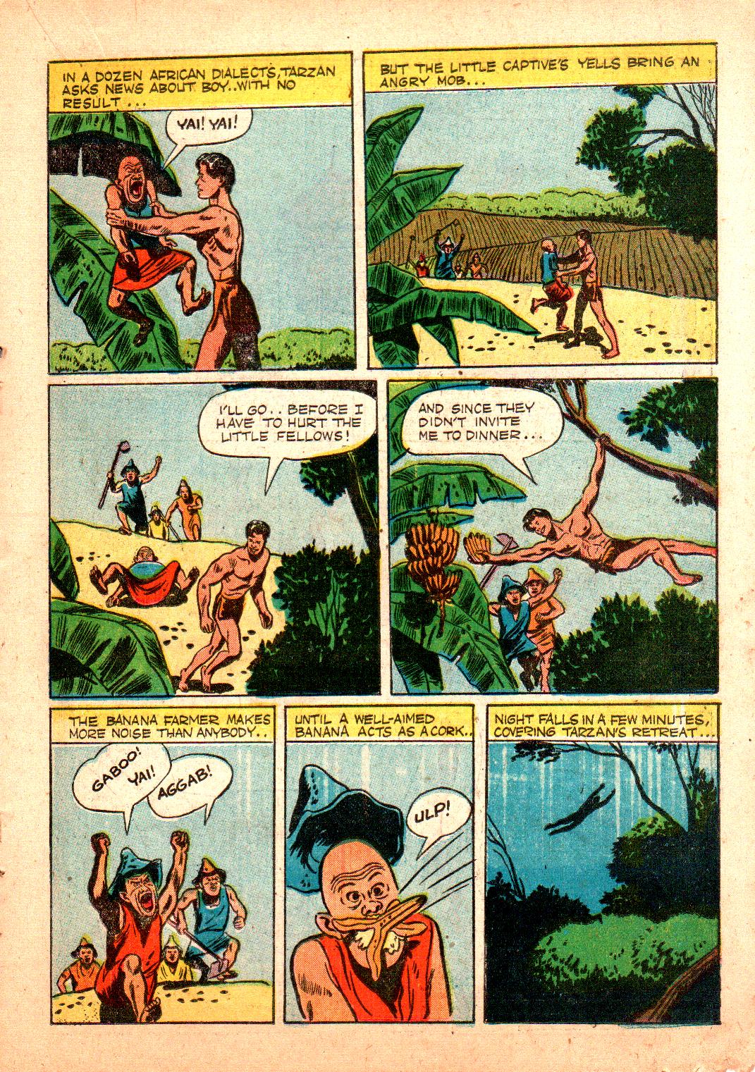 Read online Tarzan (1948) comic -  Issue #3 - 19