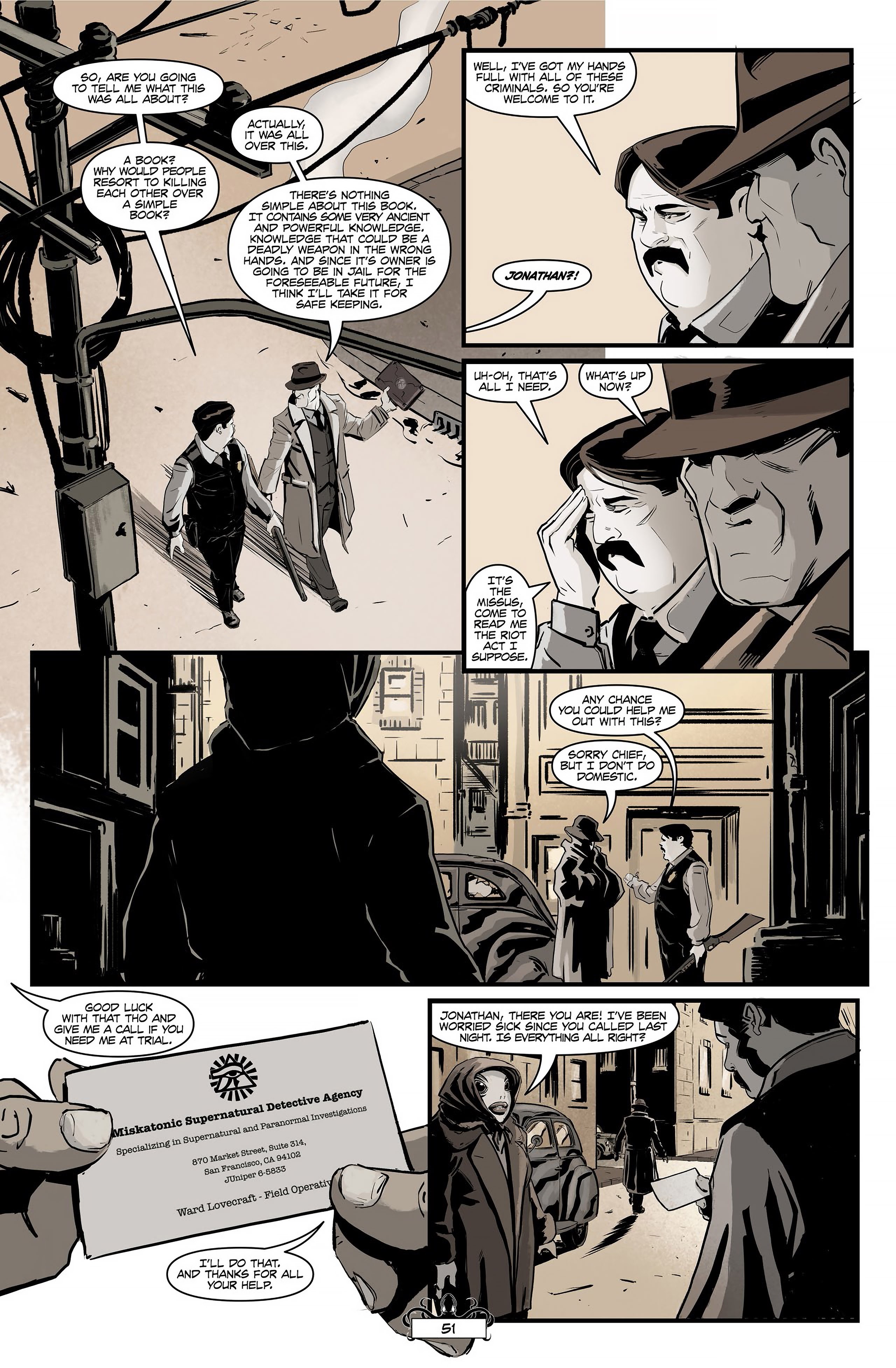 Read online Lovecraft P.I. - A Shot in the Dark comic -  Issue # TPB - 105