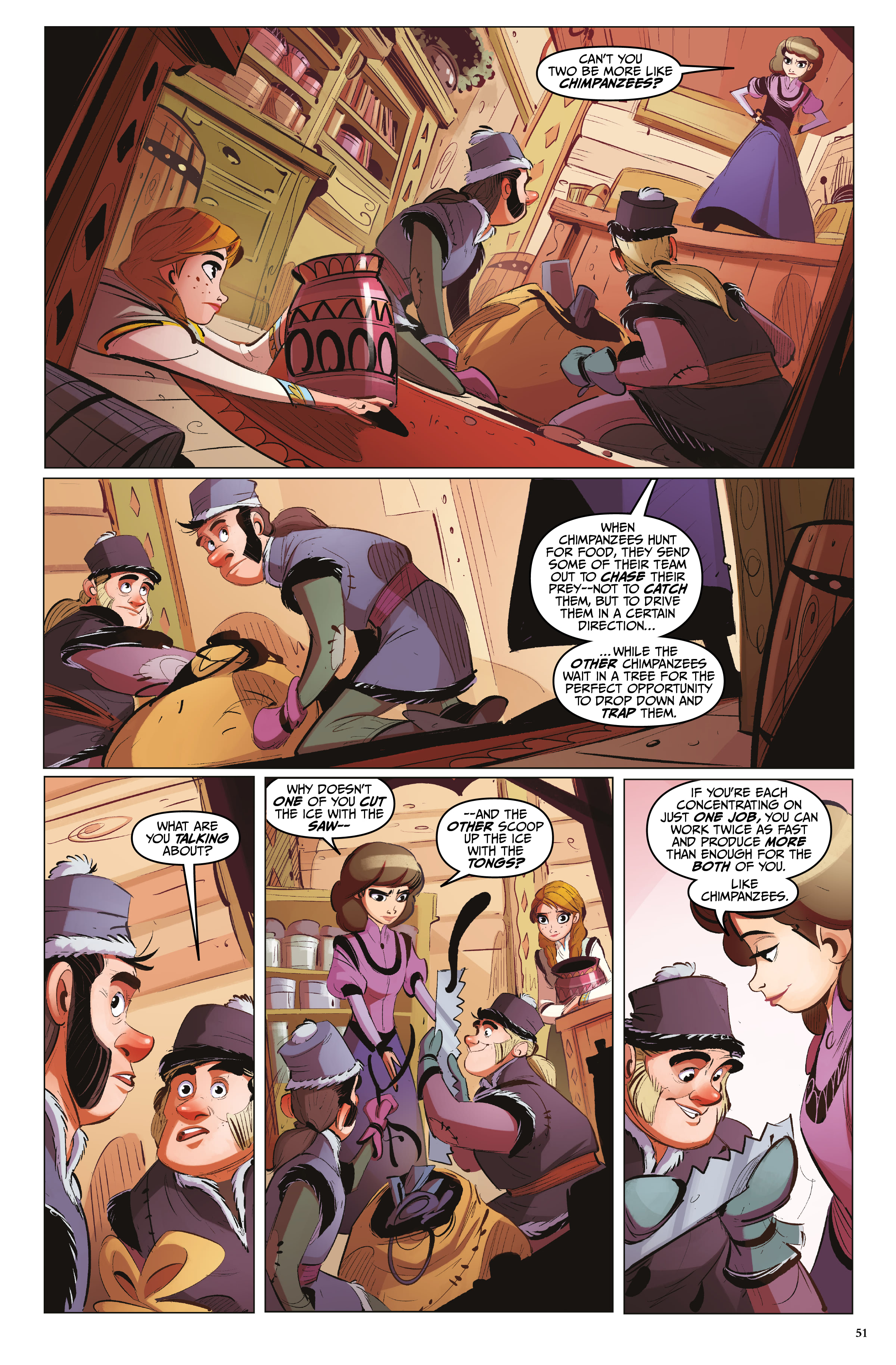 Read online Disney Frozen Library Edition comic -  Issue # TPB (Part 1) - 53
