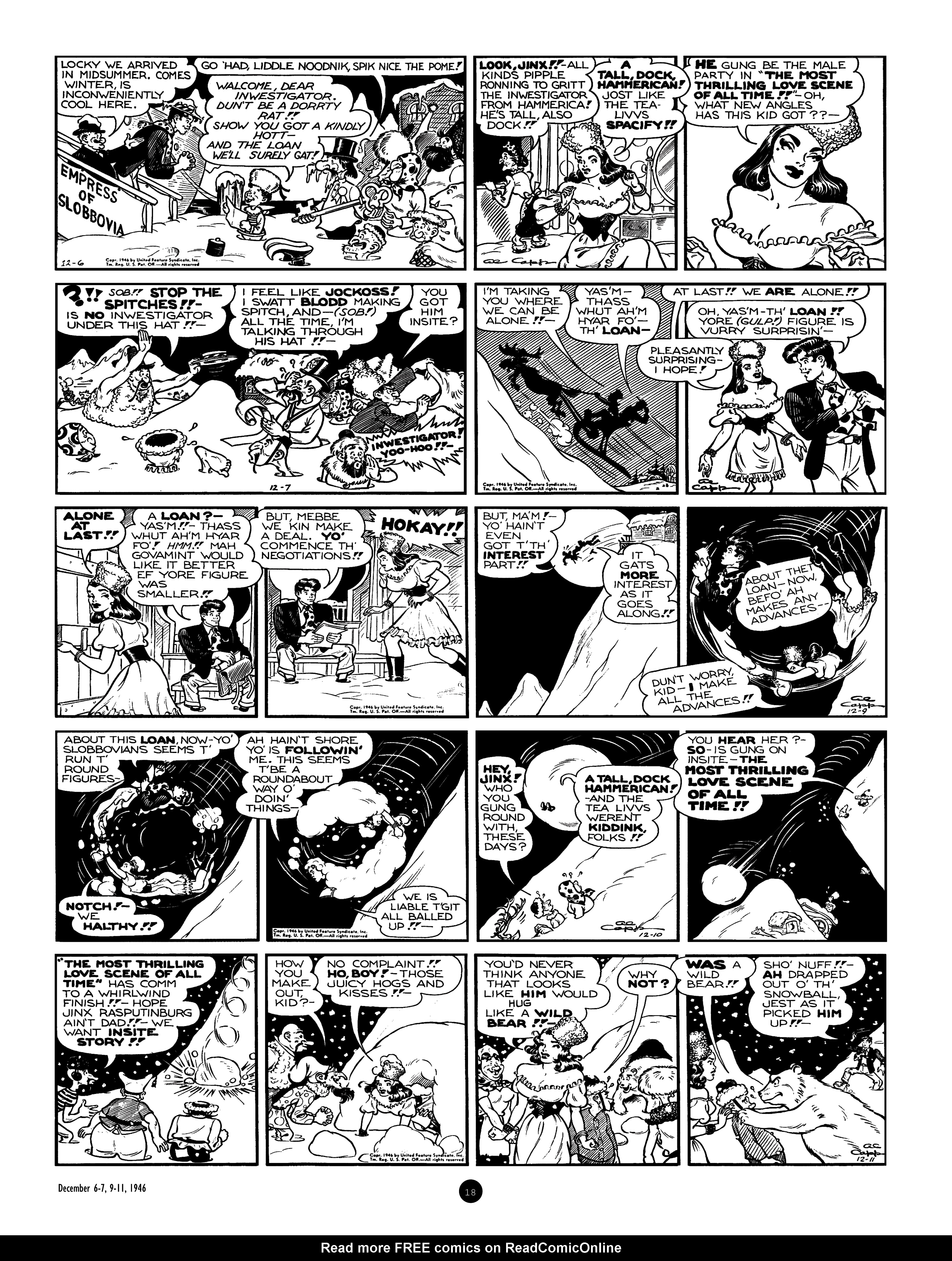 Read online Al Capp's Li'l Abner Complete Daily & Color Sunday Comics comic -  Issue # TPB 7 (Part 1) - 18