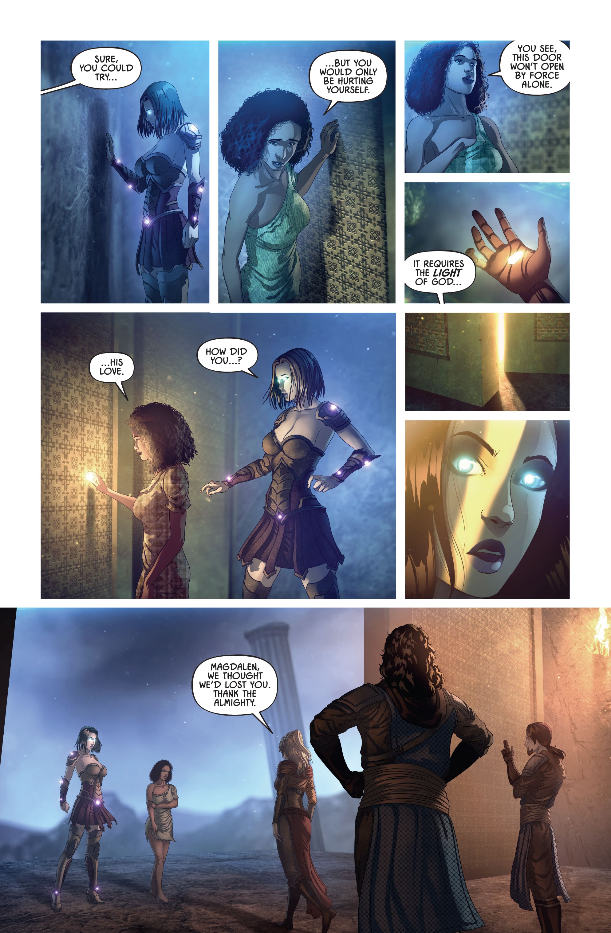 Read online Knights of the Golden Sun comic -  Issue #8 - 9