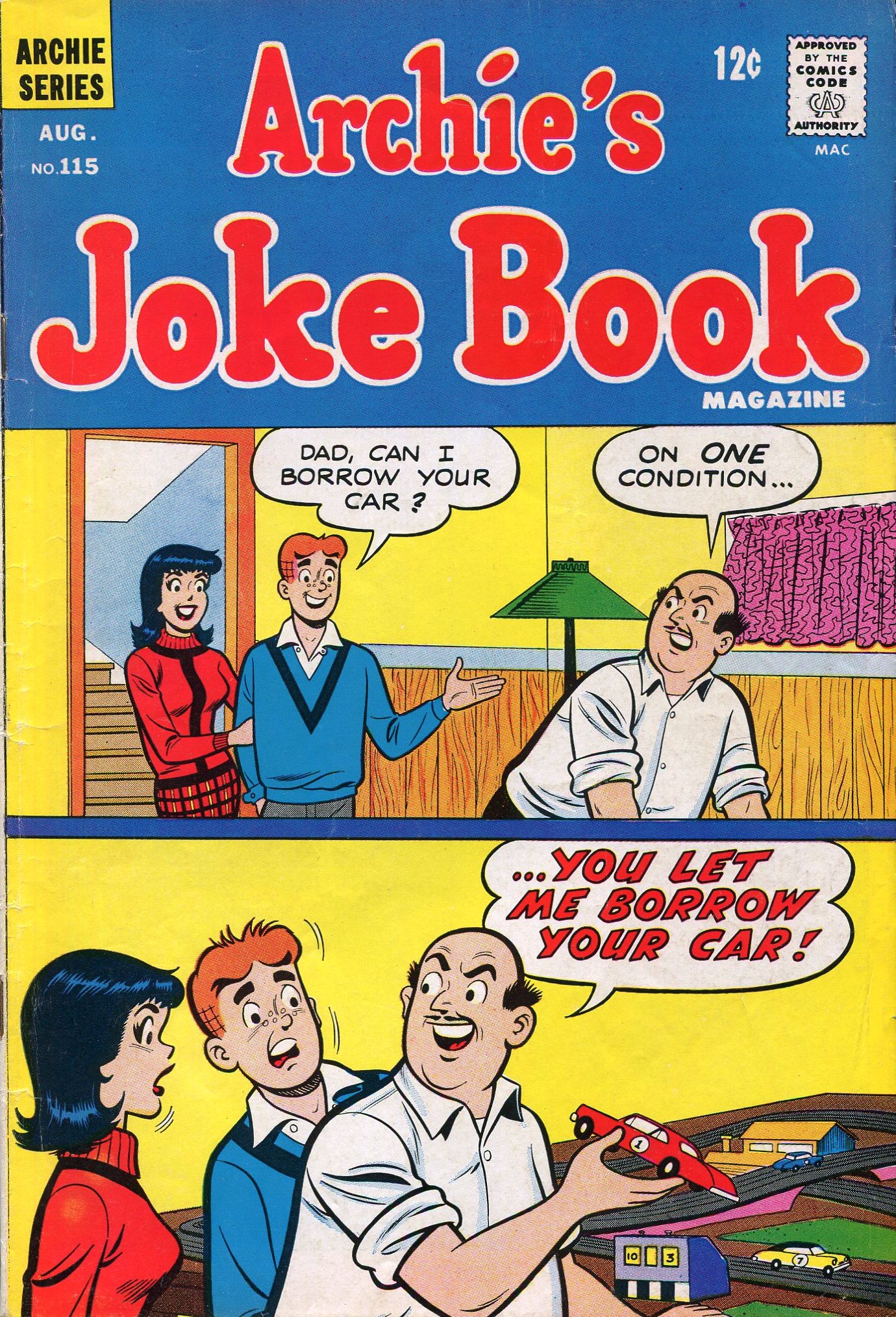 Read online Archie's Joke Book Magazine comic -  Issue #115 - 1