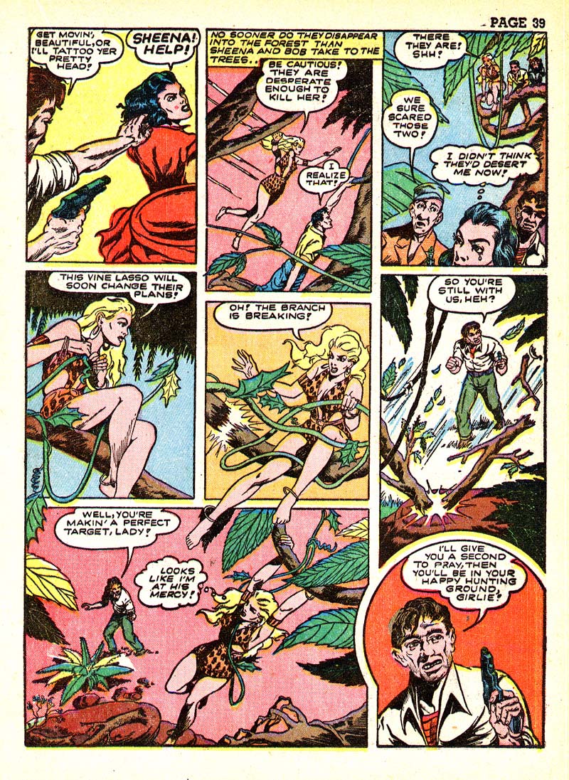 Read online Sheena, Queen of the Jungle (1942) comic -  Issue #3 - 42