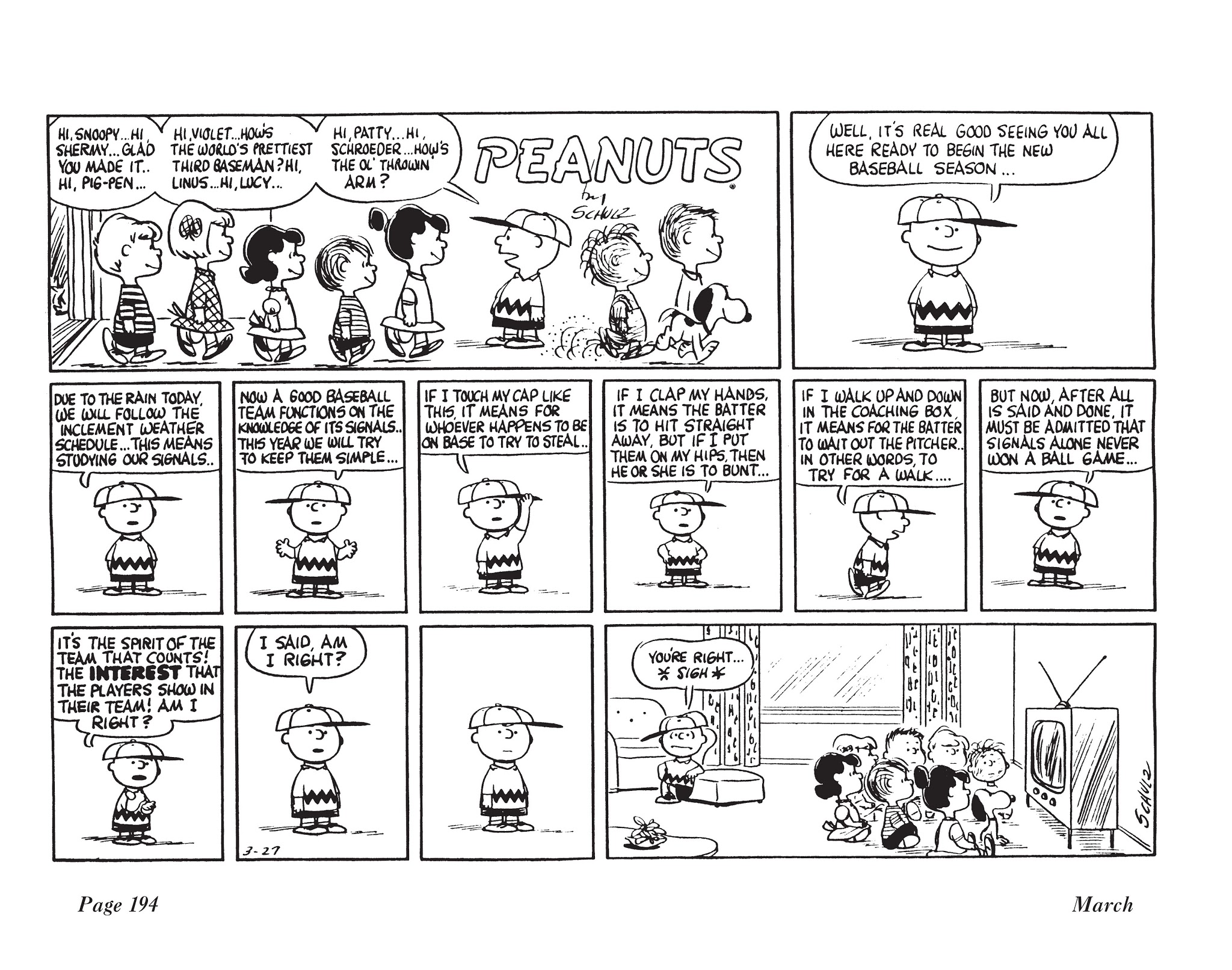 Read online The Complete Peanuts comic -  Issue # TPB 5 - 210