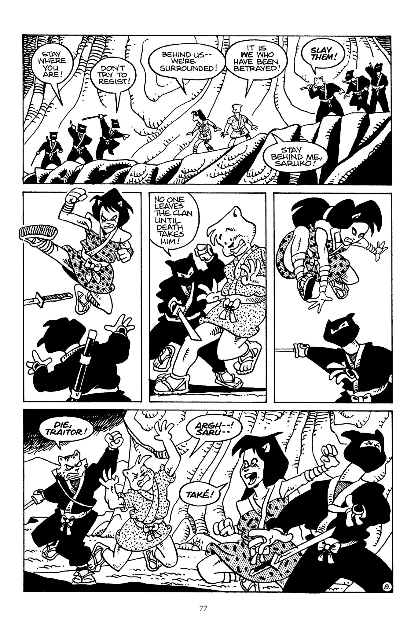 Read online The Usagi Yojimbo Saga comic -  Issue # TPB 3 - 76