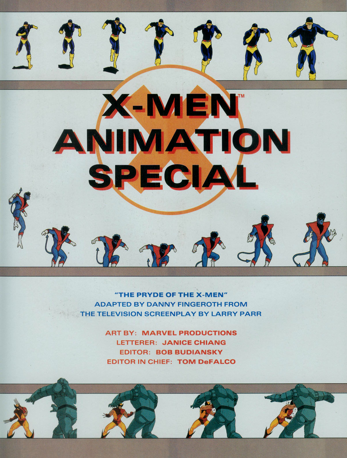 Read online The X-Men Animation Special Graphic Novel comic -  Issue # Full - 2
