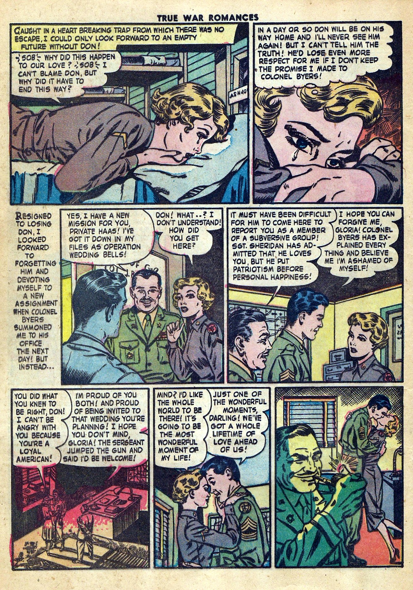 Read online True War Romances comic -  Issue #10 - 24