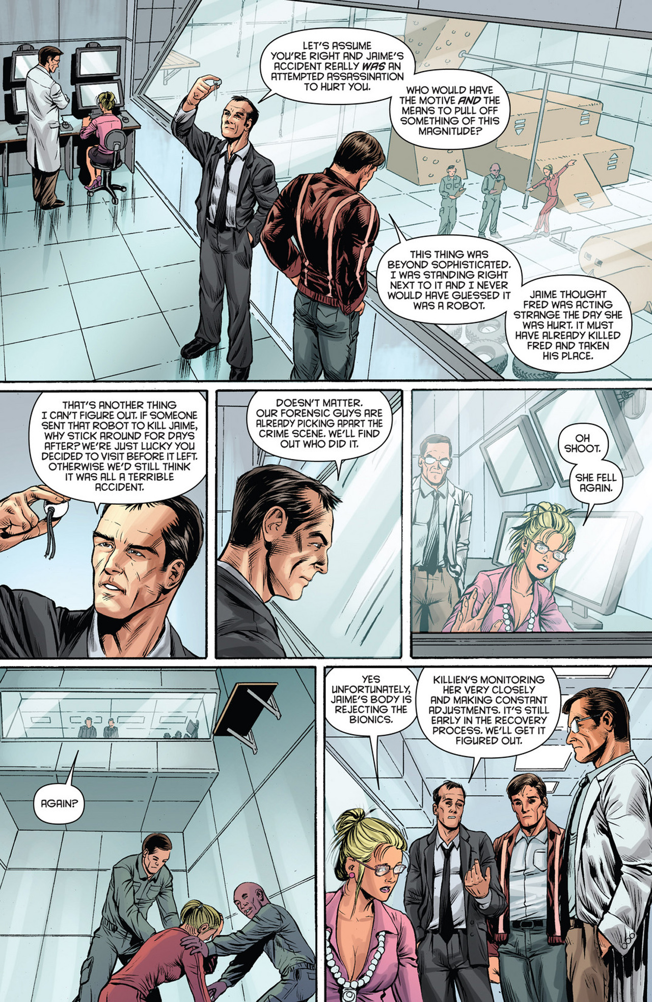 Read online Bionic Man comic -  Issue #16 - 22