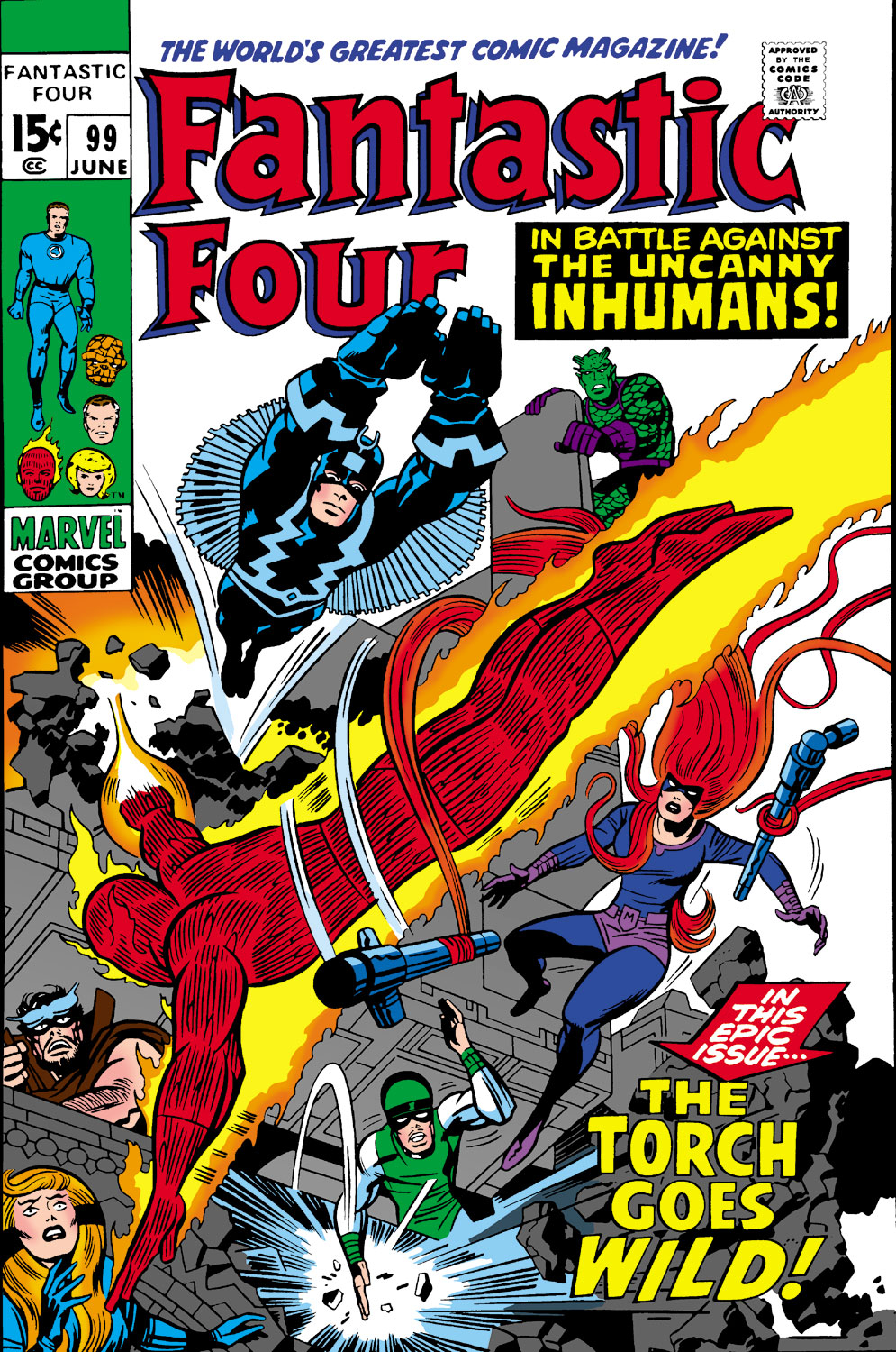 Read online Fantastic Four (1961) comic -  Issue #99 - 1