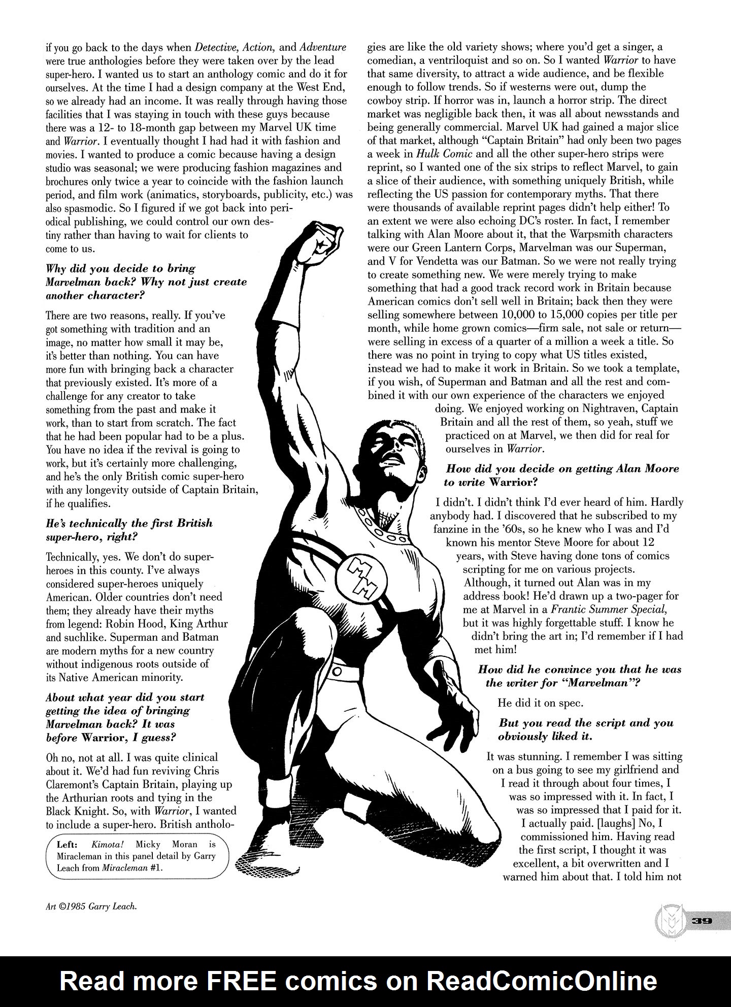 Read online Kimota!: The Miracleman Companion comic -  Issue # Full - 40
