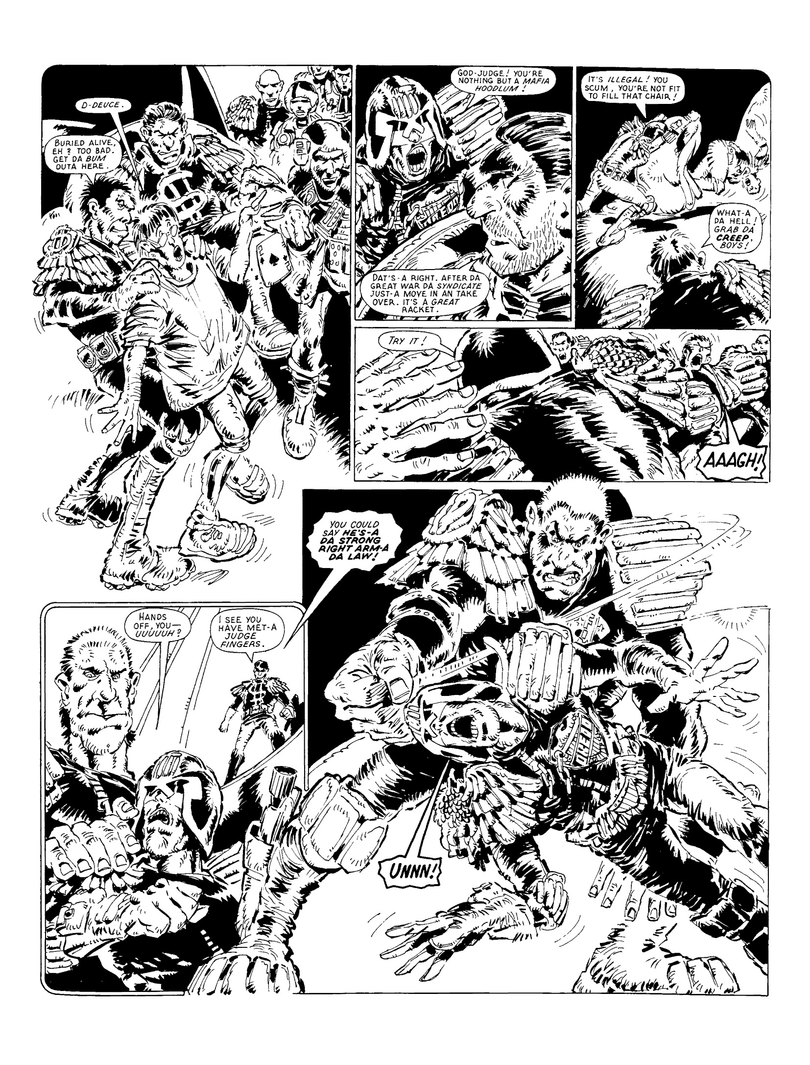 Read online Judge Dredd: The Cursed Earth Uncensored comic -  Issue # TPB - 129