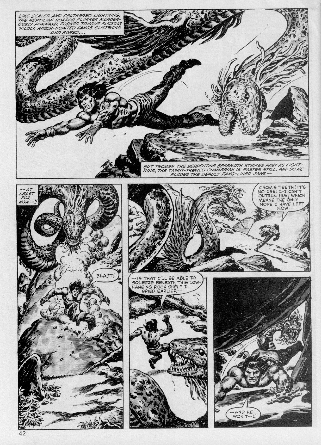 Read online The Savage Sword Of Conan comic -  Issue #102 - 42