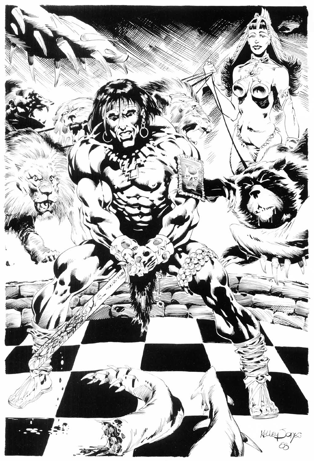 Read online The Savage Sword Of Conan comic -  Issue #153 - 2